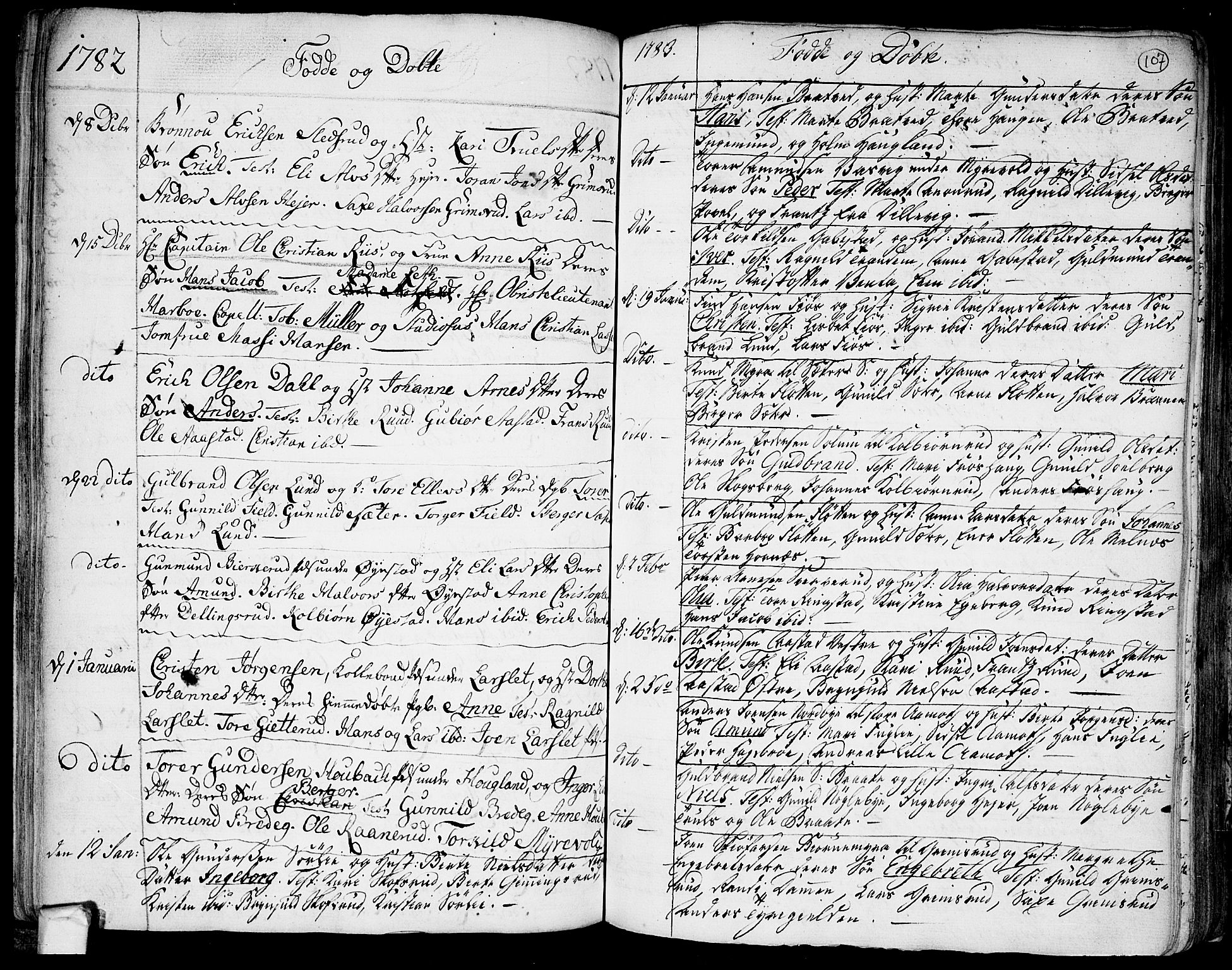 Trøgstad prestekontor Kirkebøker, SAO/A-10925/F/Fa/L0004: Parish register (official) no. I 4, 1750-1784, p. 107