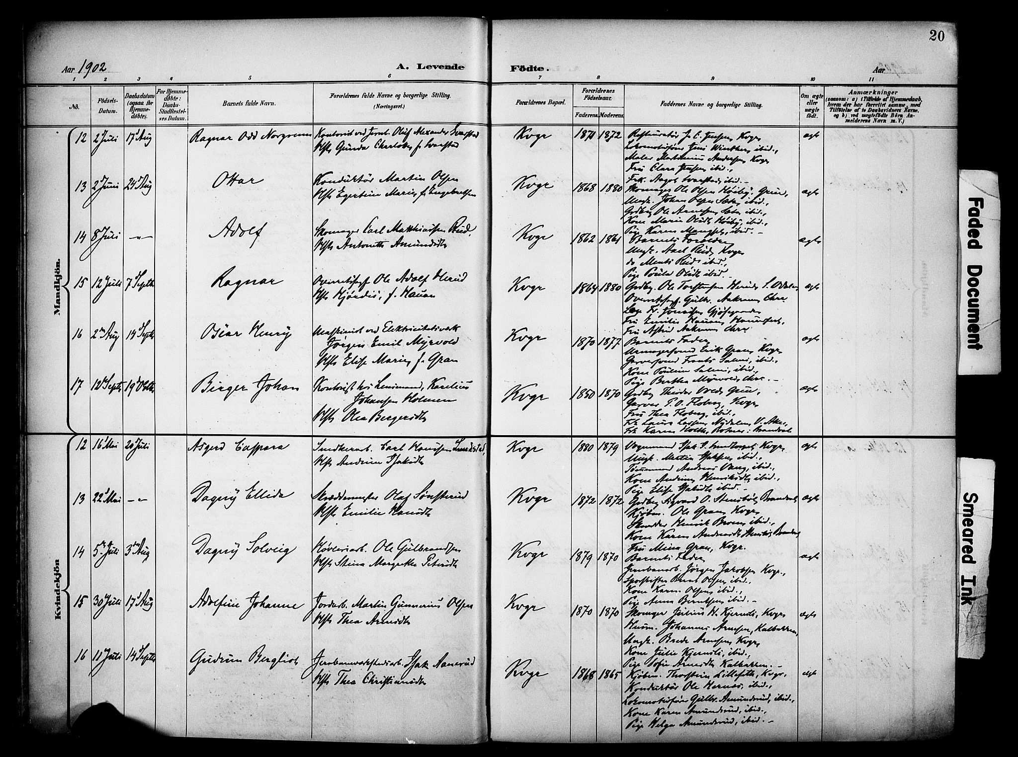 Vinger prestekontor, AV/SAH-PREST-024/H/Ha/Haa/L0016: Parish register (official) no. 16, 1898-1920, p. 20