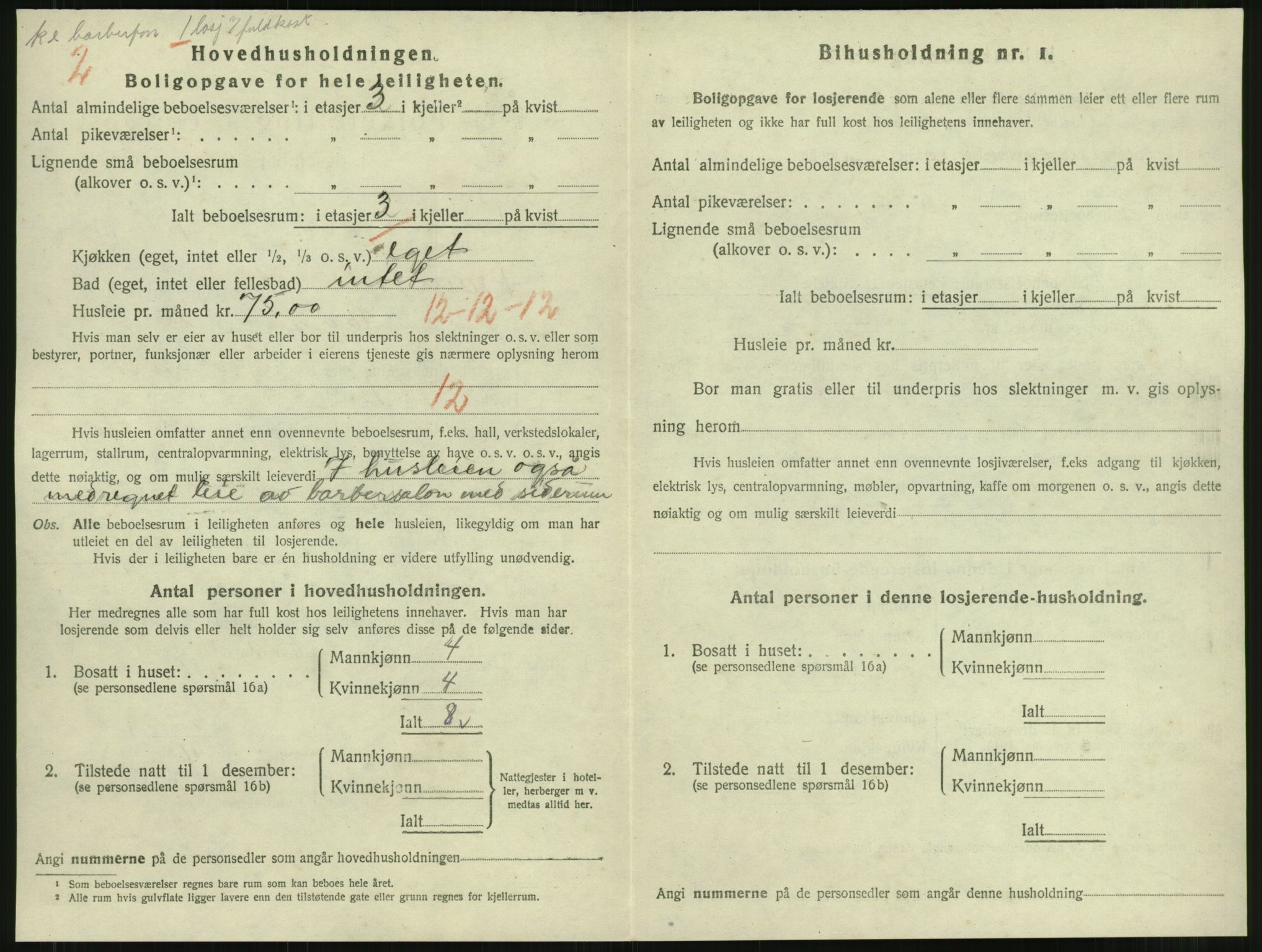 SAT, 1920 census for Namsos, 1920, p. 1212