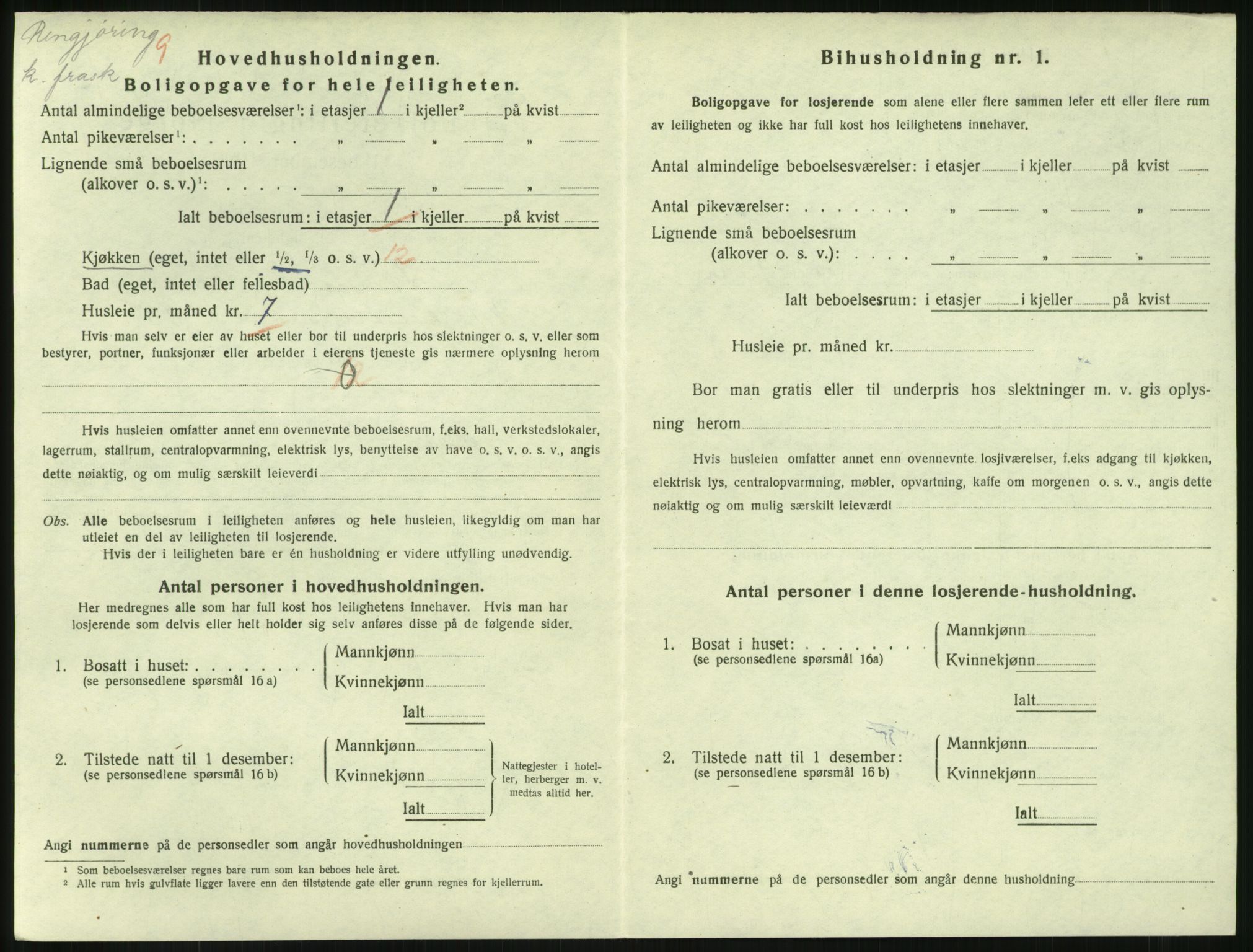SAKO, 1920 census for Horten, 1920, p. 4496
