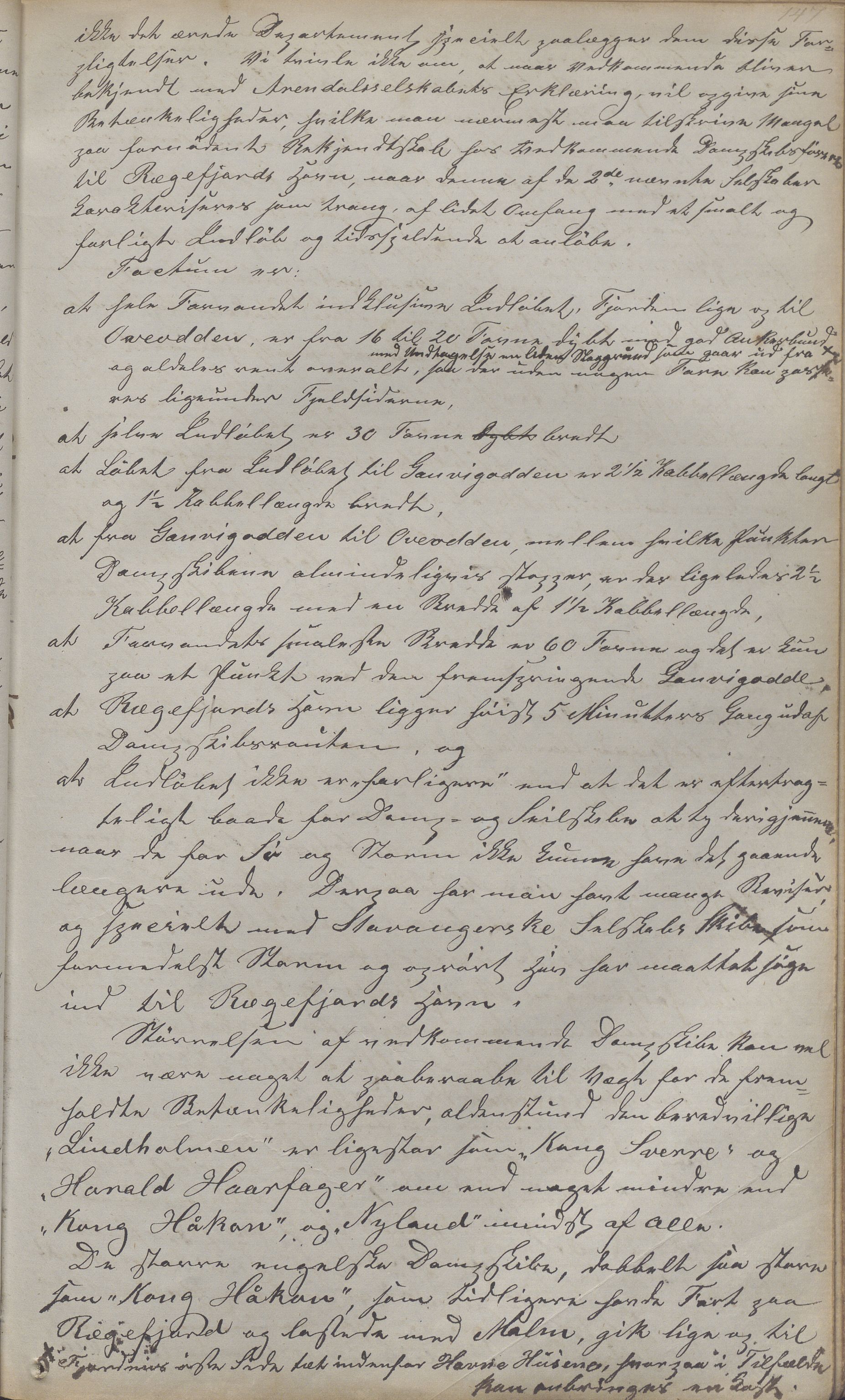 Sogndal ladested - Formannskapet/kommunestyret, IKAR/K-100052/A/L0001: Møtebok, 1858-1887, p. 147a