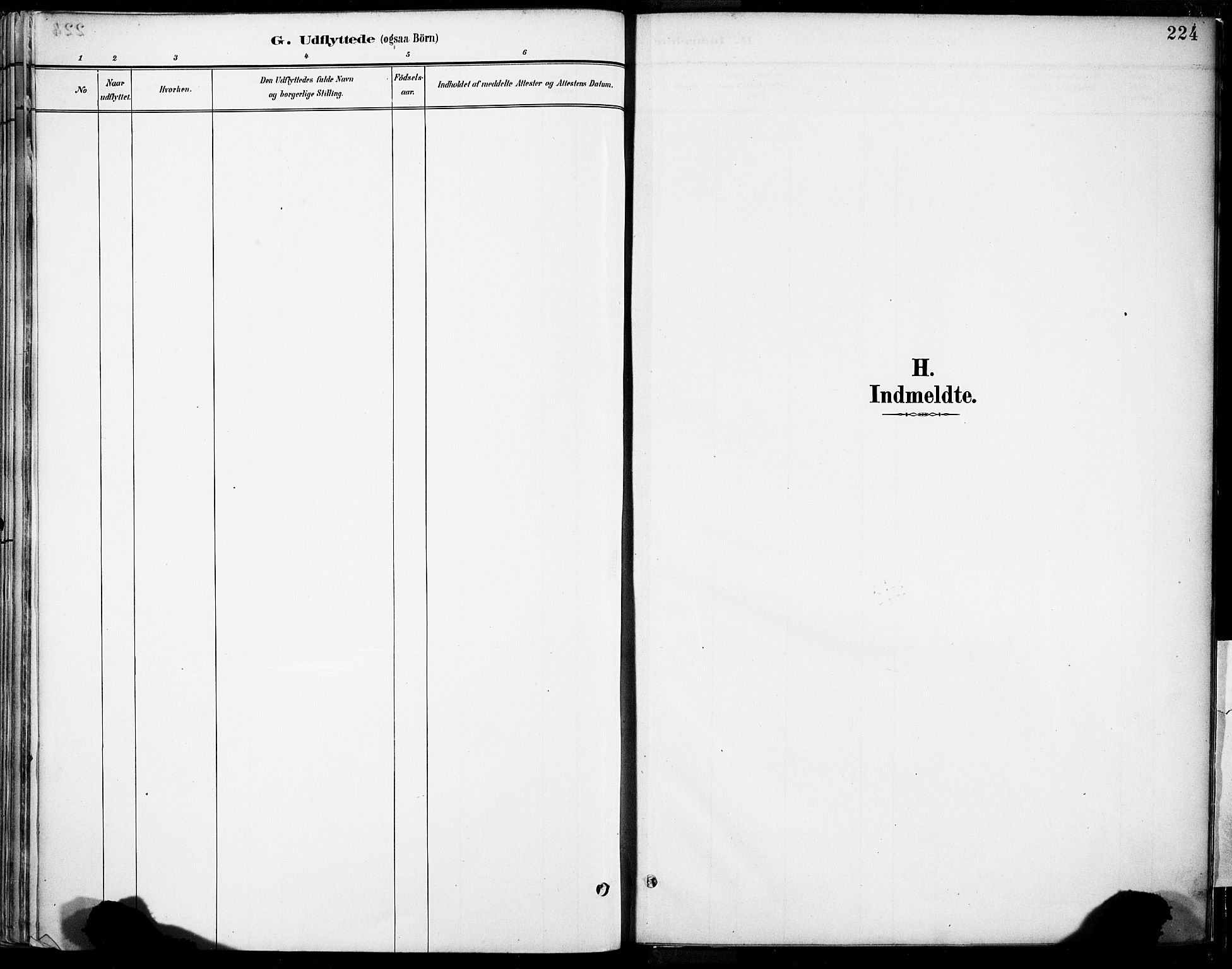 Tysnes sokneprestembete, SAB/A-78601/H/Haa: Parish register (official) no. B 1, 1887-1906, p. 224