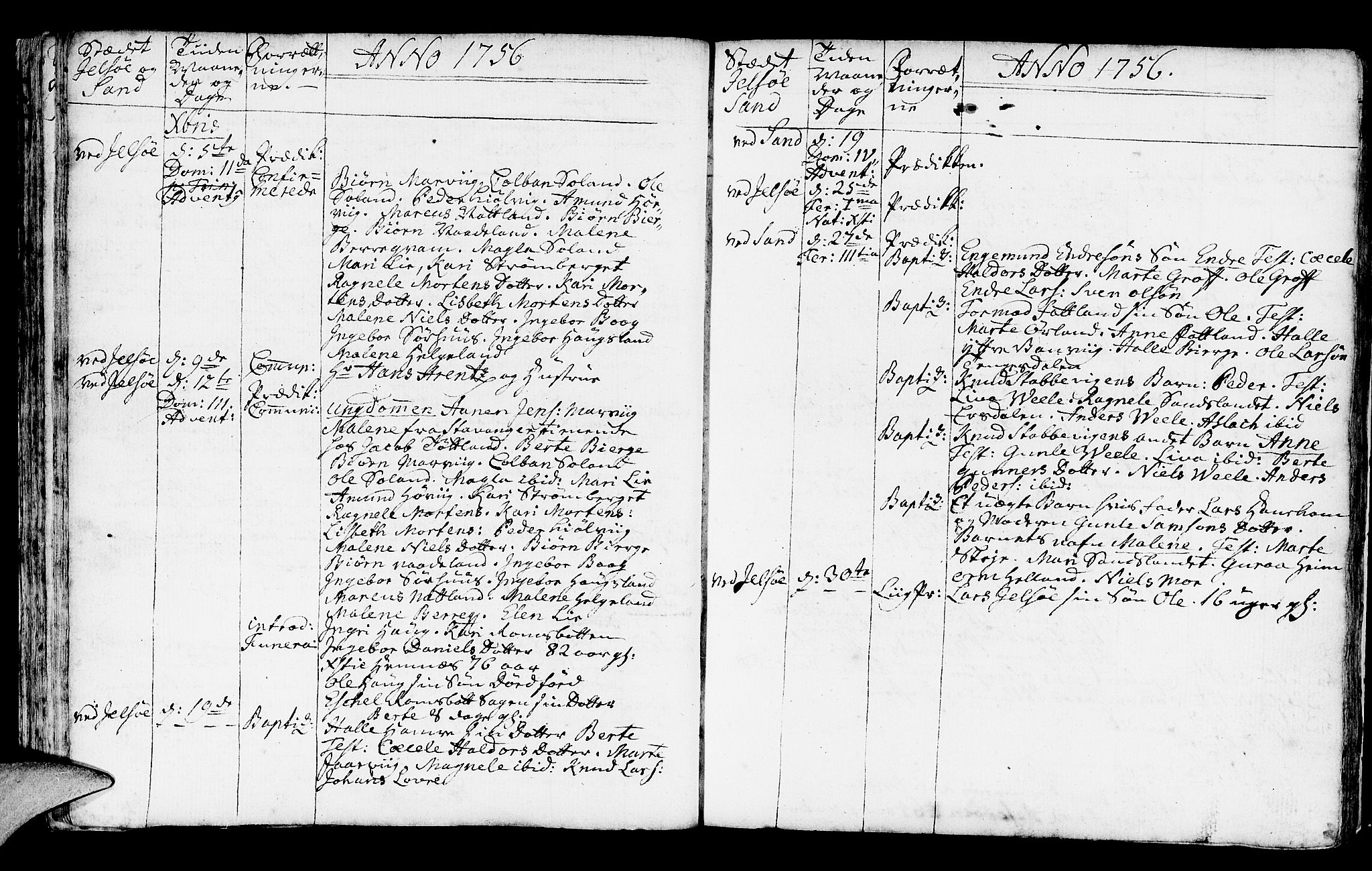 Jelsa sokneprestkontor, AV/SAST-A-101842/01/IV: Parish register (official) no. A 2, 1753-1767