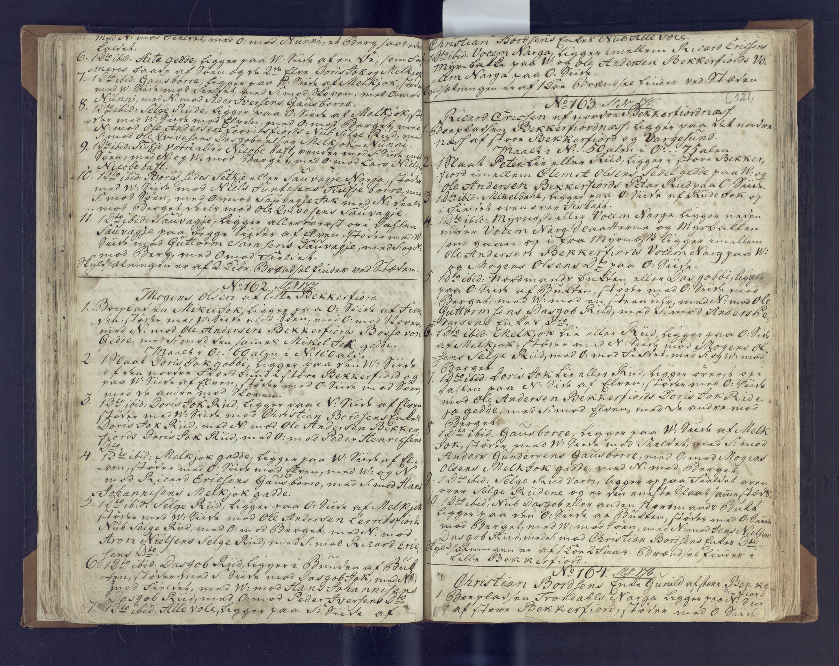 Fylkesmannen i Finnmark, SATØ/S-1120/1Coa/L2882: Landmålerprotokoll (i nærmagasinet/skannet), 1776-1845, p. 64