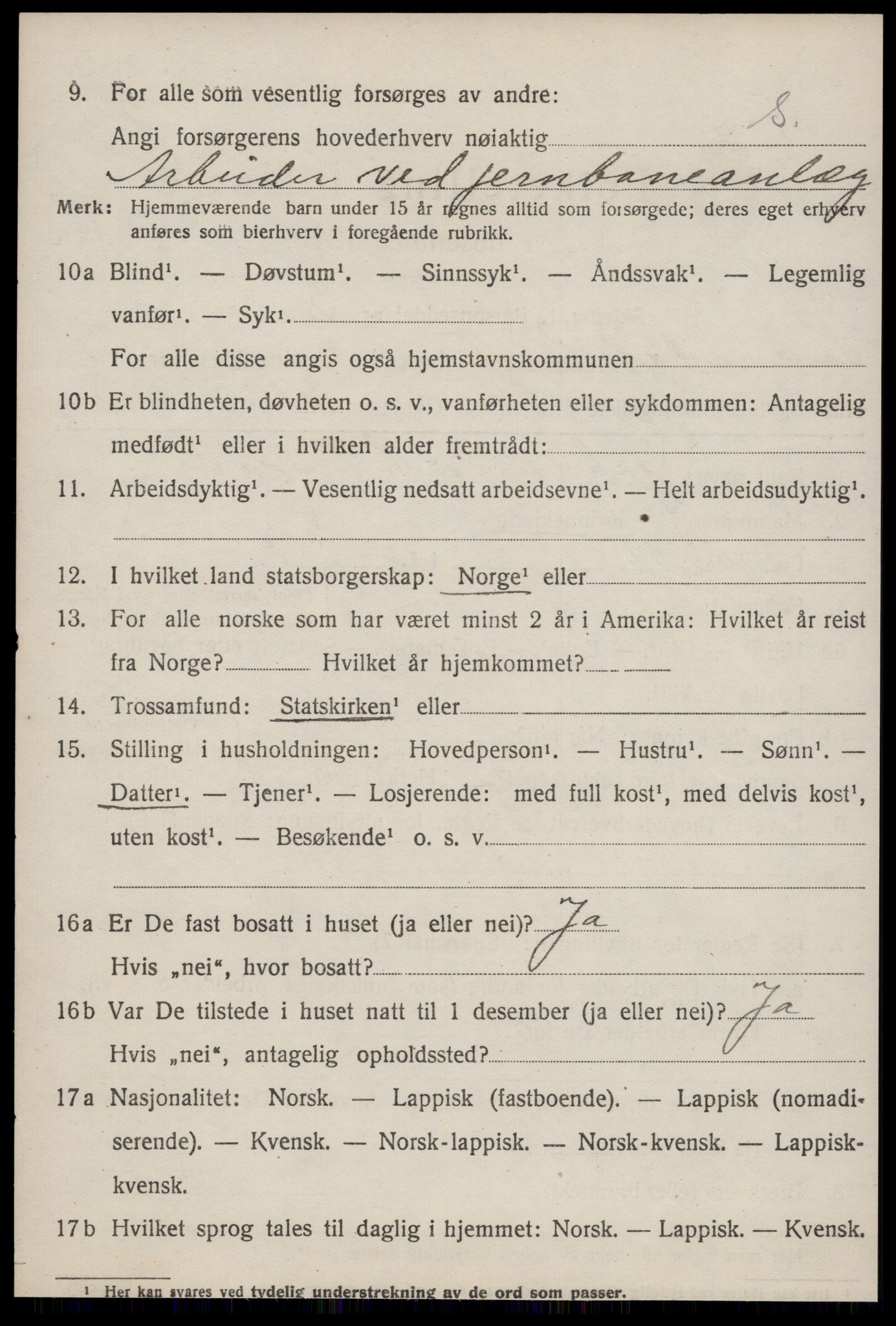 SAT, 1920 census for Soknedal, 1920, p. 1859