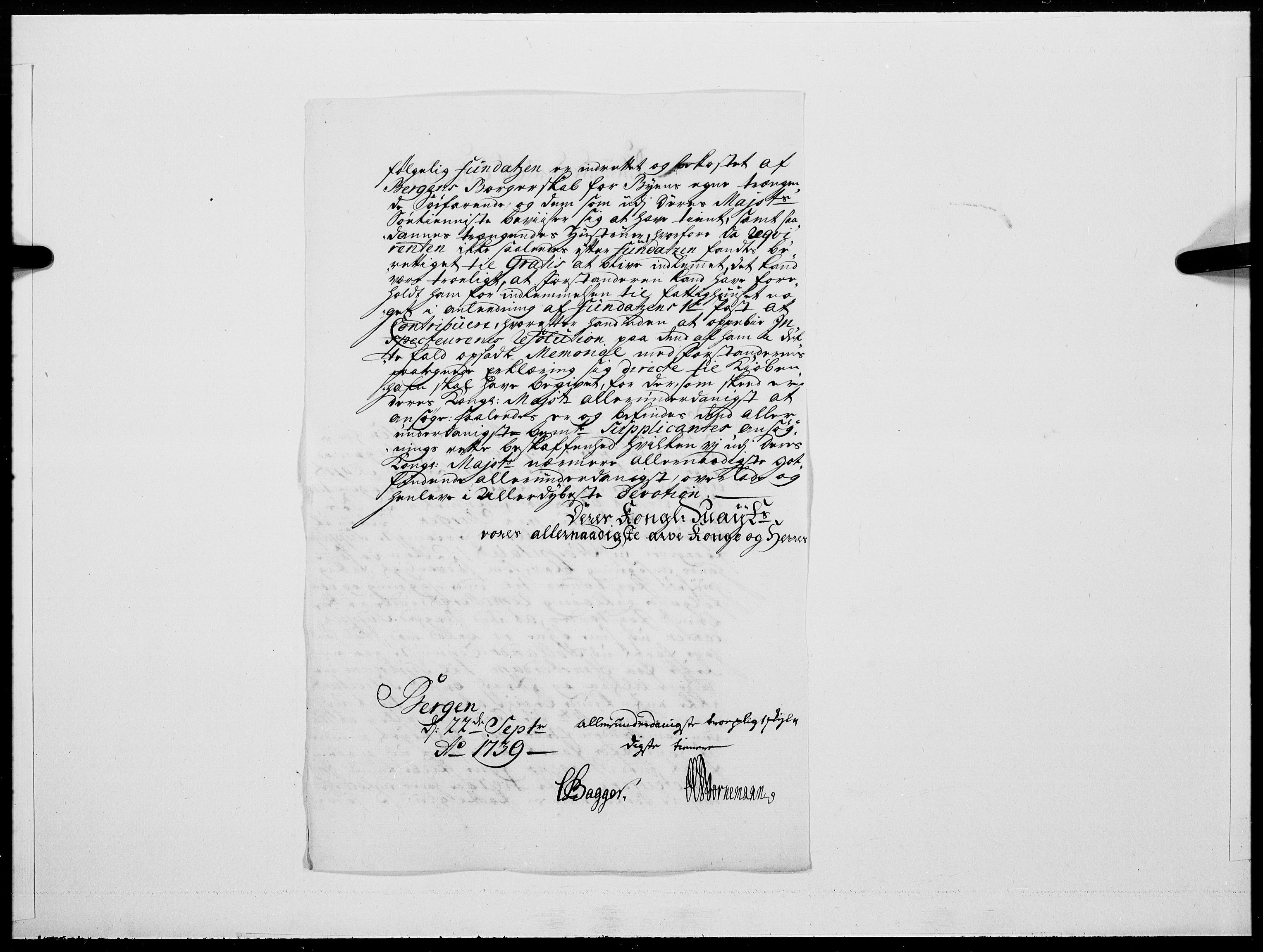 Danske Kanselli 1572-1799, AV/RA-EA-3023/F/Fc/Fcc/Fcca/L0130: Norske innlegg 1572-1799, 1739, p. 348