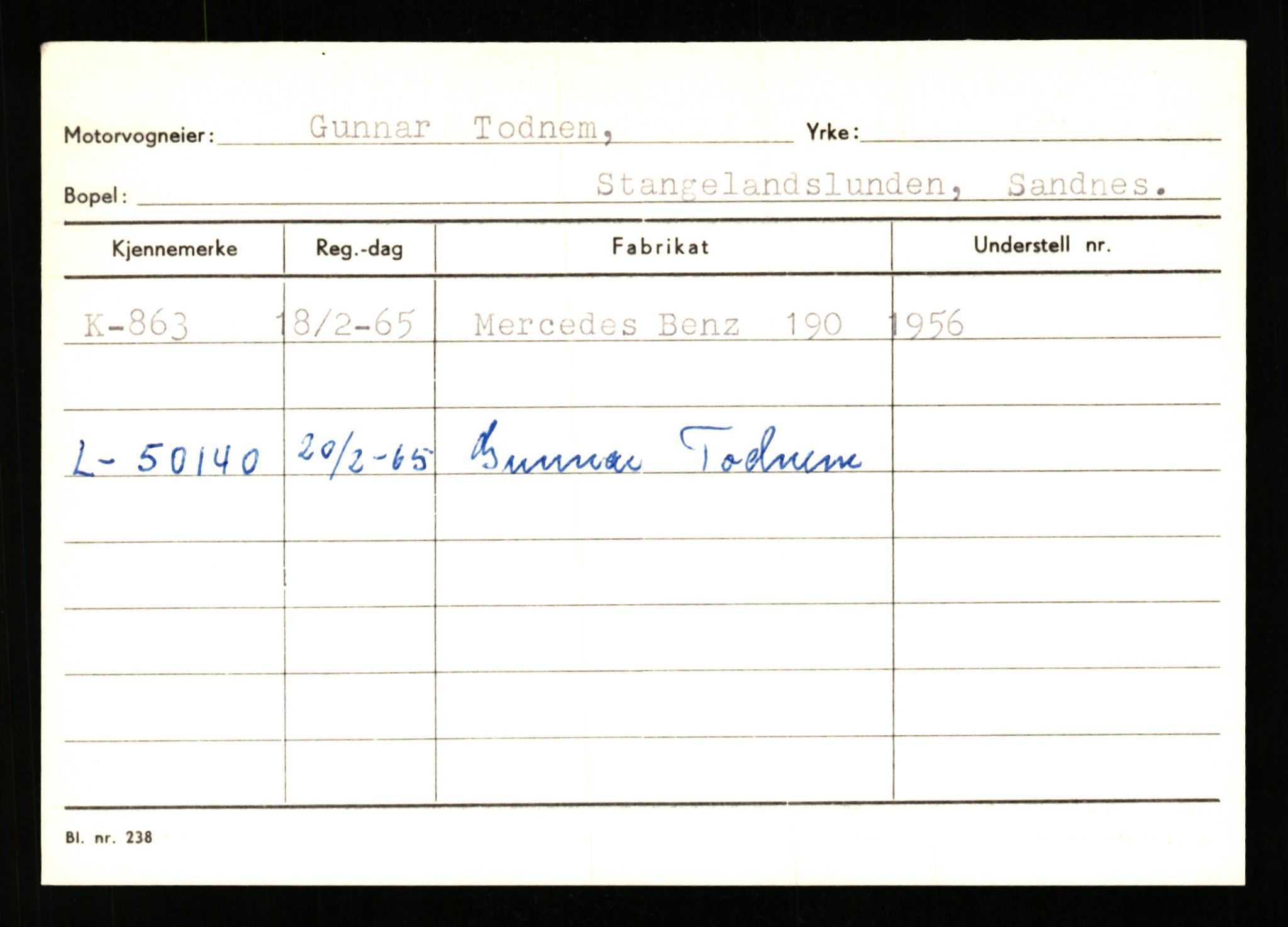 Stavanger trafikkstasjon, AV/SAST-A-101942/0/G/L0001: Registreringsnummer: 0 - 5782, 1930-1971, p. 527