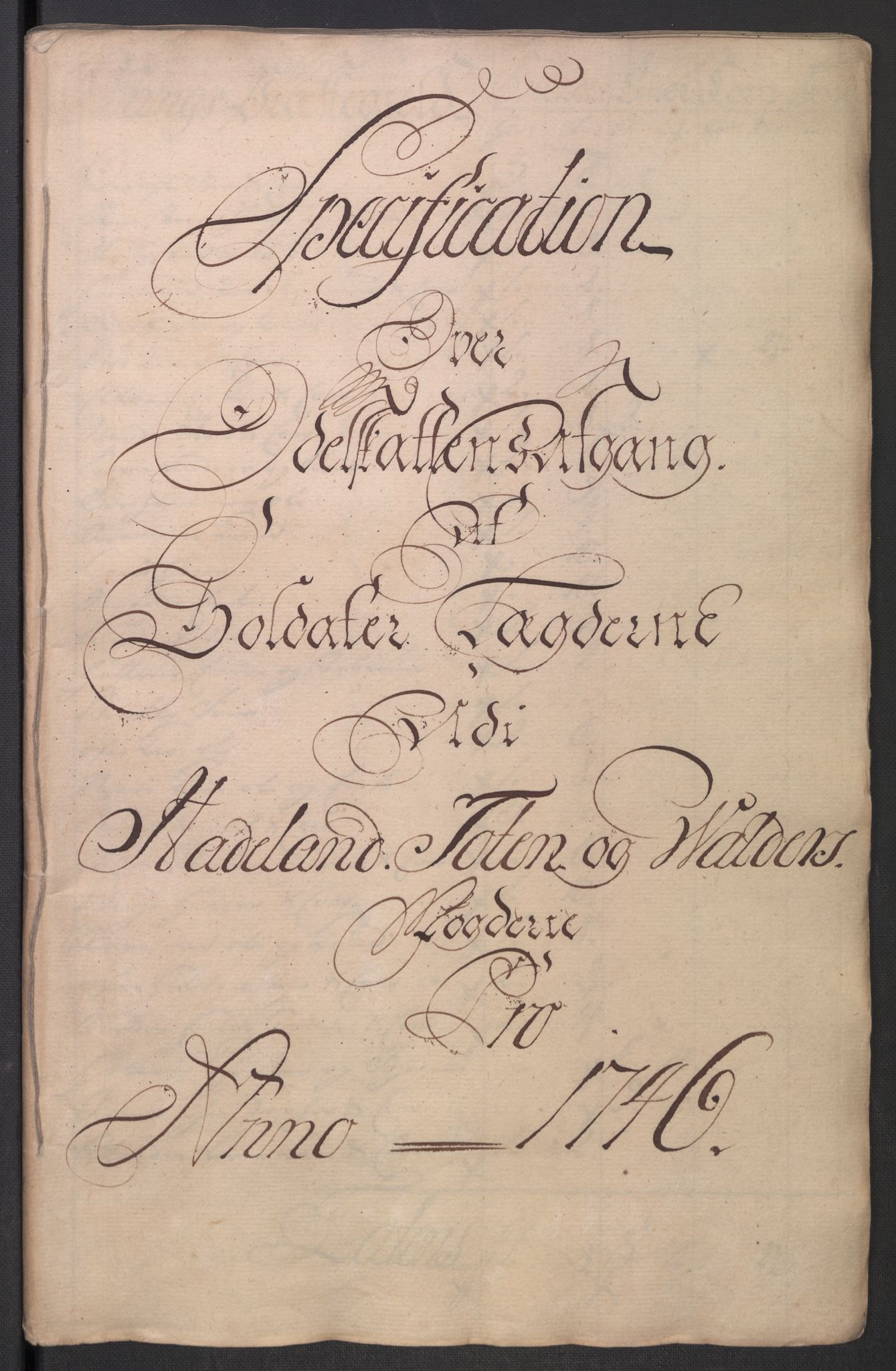 Rentekammeret inntil 1814, Reviderte regnskaper, Fogderegnskap, RA/EA-4092/R18/L1345: Fogderegnskap Hadeland, Toten og Valdres, 1745-1746, p. 163