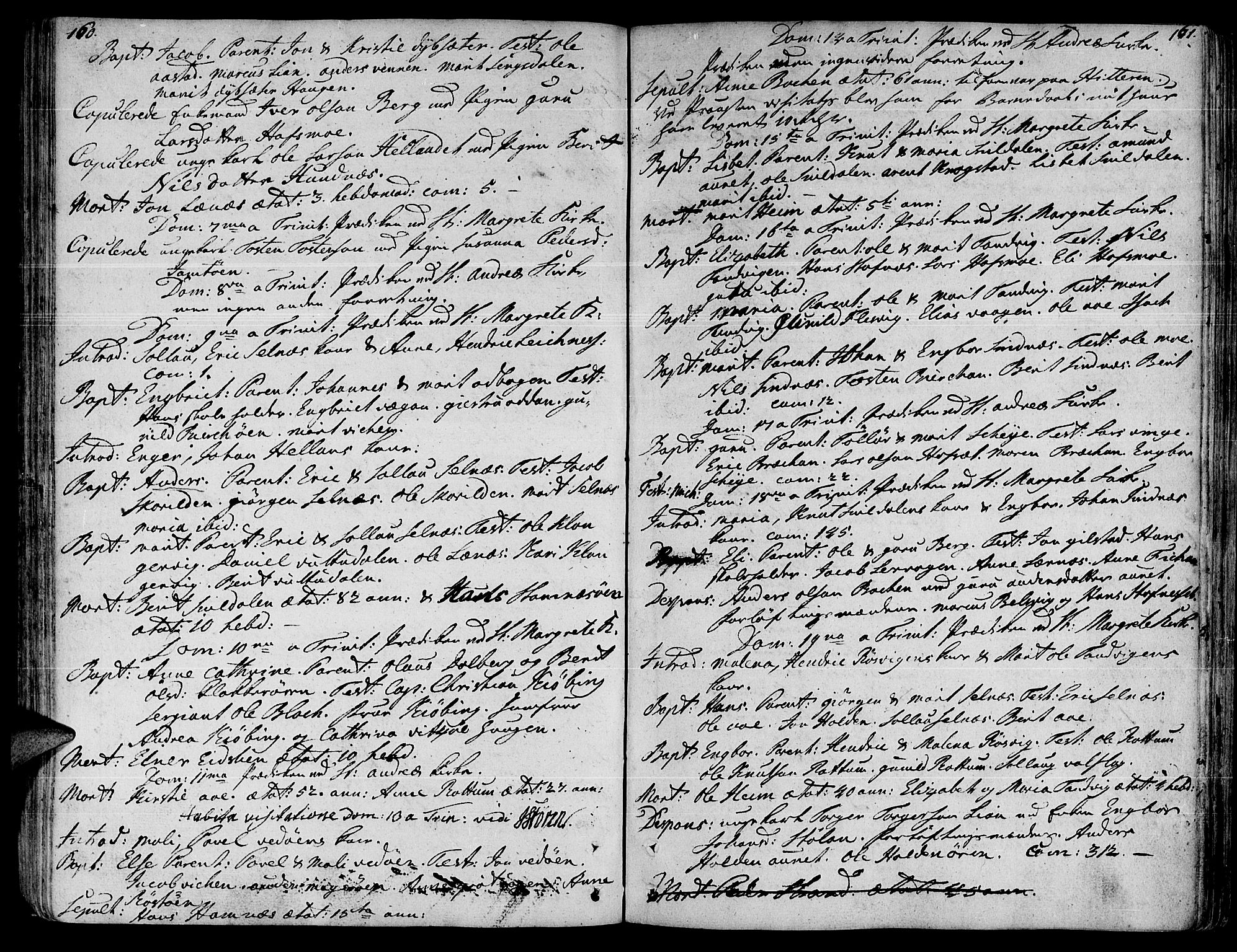 Ministerialprotokoller, klokkerbøker og fødselsregistre - Sør-Trøndelag, SAT/A-1456/630/L0489: Parish register (official) no. 630A02, 1757-1794, p. 160-161
