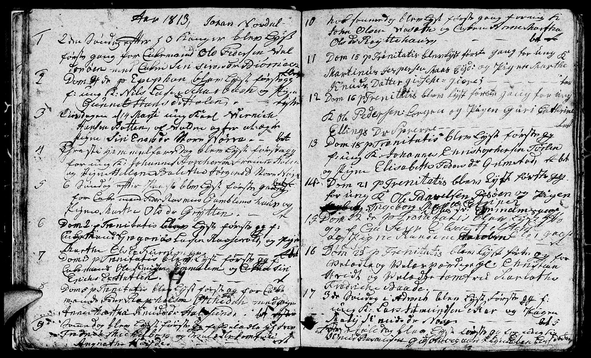 Ministerialprotokoller, klokkerbøker og fødselsregistre - Møre og Romsdal, SAT/A-1454/528/L0422: Parish register (copy) no. 528C03, 1801-1825