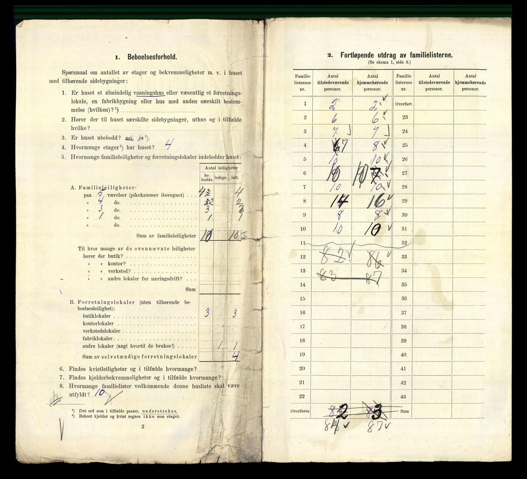 RA, 1910 census for Kristiania, 1910, p. 58758