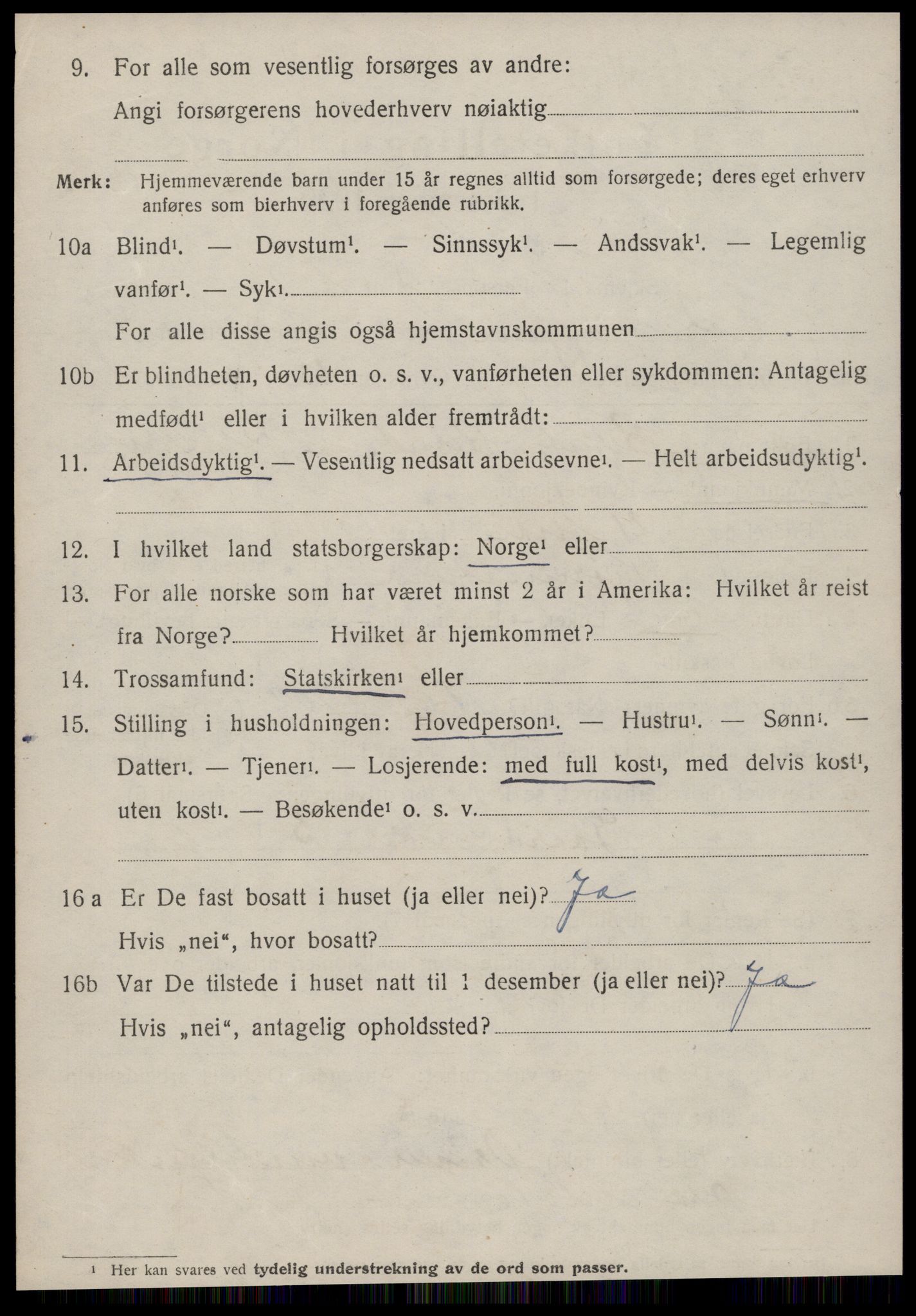 SAT, 1920 census for Hjørundfjord, 1920, p. 1464