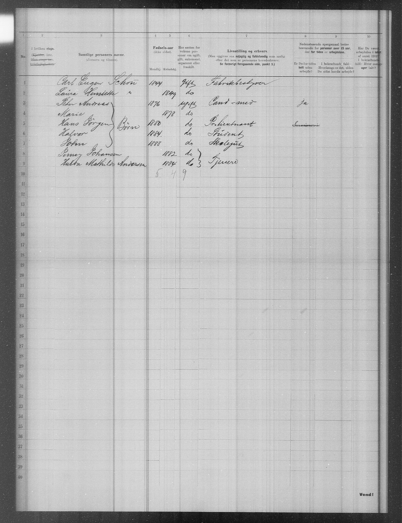 OBA, Municipal Census 1902 for Kristiania, 1902, p. 16492