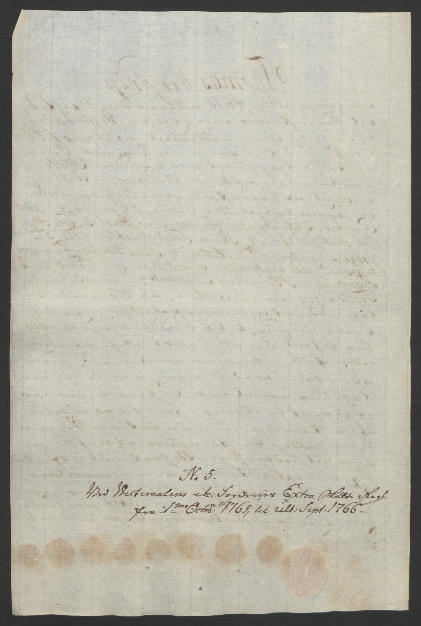 Rentekammeret inntil 1814, Reviderte regnskaper, Fogderegnskap, AV/RA-EA-4092/R67/L4747: Ekstraskatten Vesterålen, Andenes og Lofoten, 1762-1766, p. 475