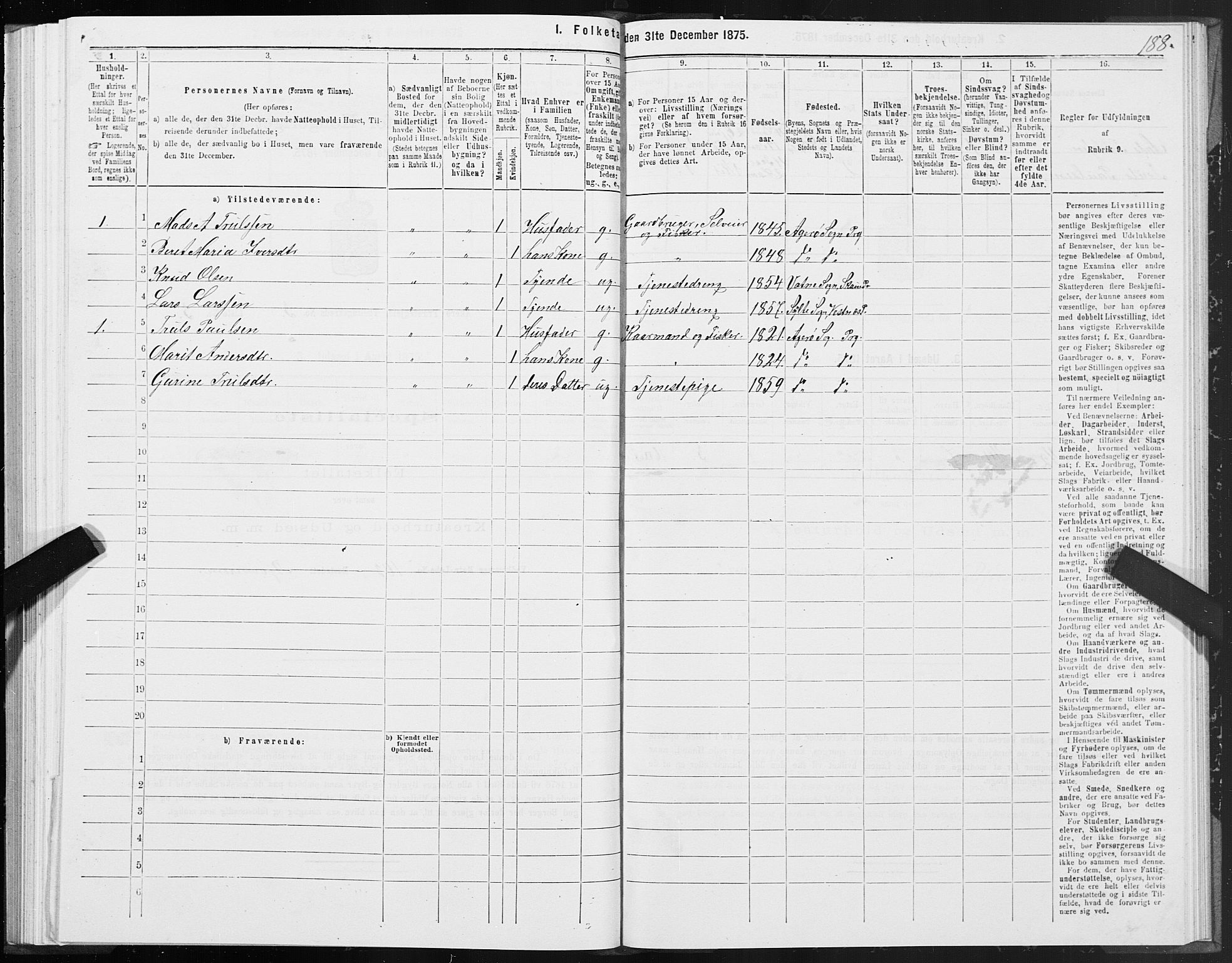 SAT, 1875 census for 1545P Aukra, 1875, p. 1188