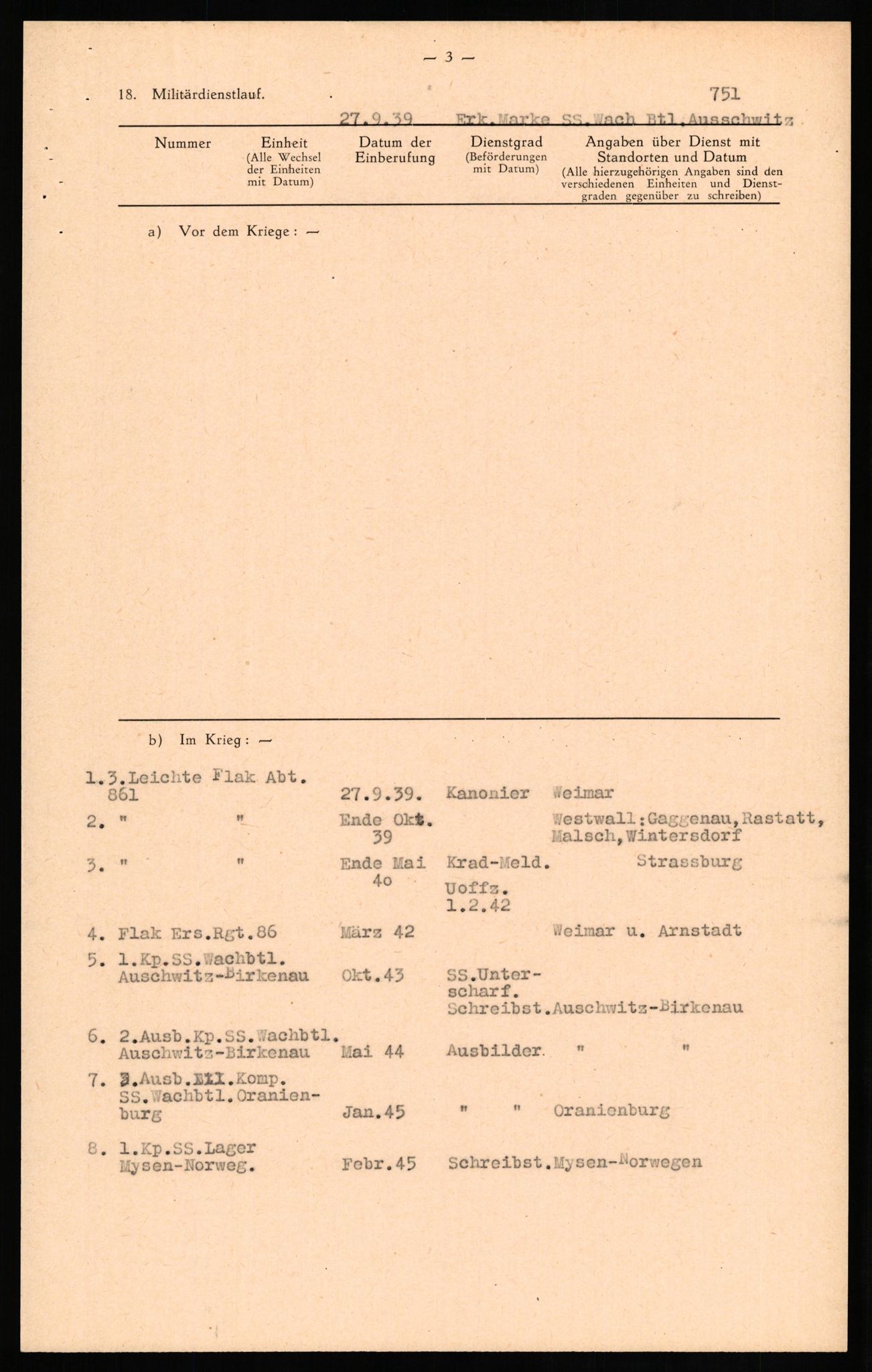 Forsvaret, Forsvarets overkommando II, AV/RA-RAFA-3915/D/Db/L0019: CI Questionaires. Tyske okkupasjonsstyrker i Norge. Tyskere., 1945-1946, p. 545