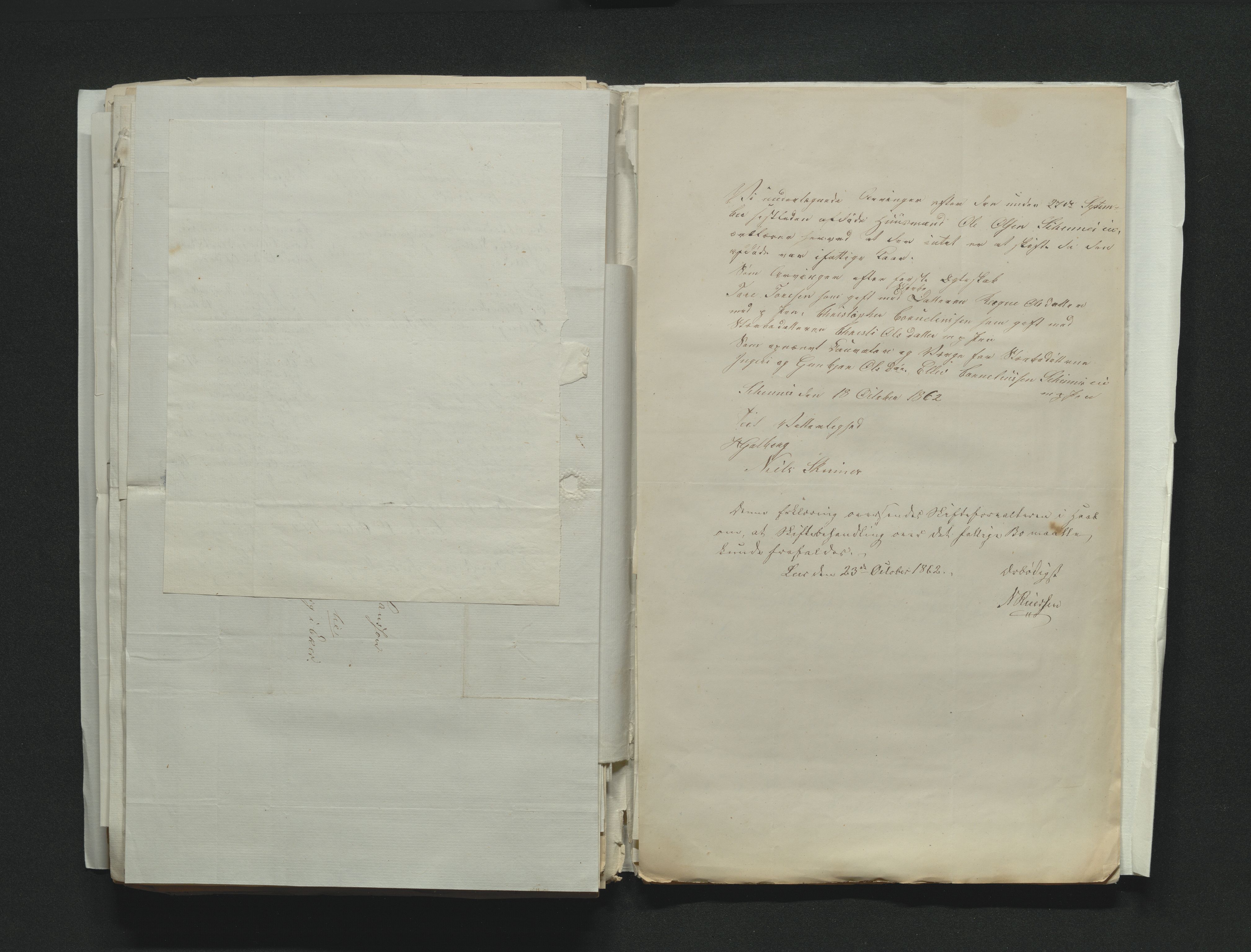 Eiker, Modum og Sigdal sorenskriveri, AV/SAKO-A-123/H/Ha/Hab/L0011: Dødsfallsmeldinger, 1862-1865, p. 148