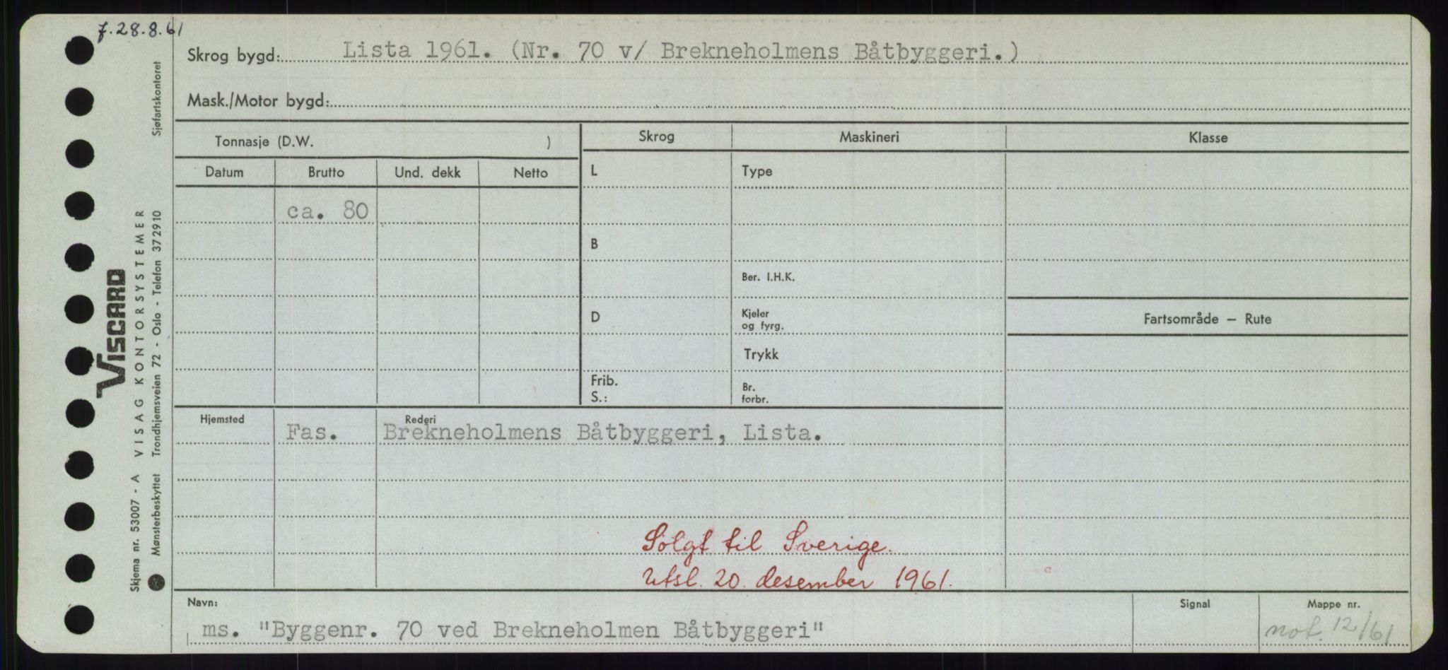 Sjøfartsdirektoratet med forløpere, Skipsmålingen, RA/S-1627/H/Hd/L0006: Fartøy, Byg-Båt, p. 105