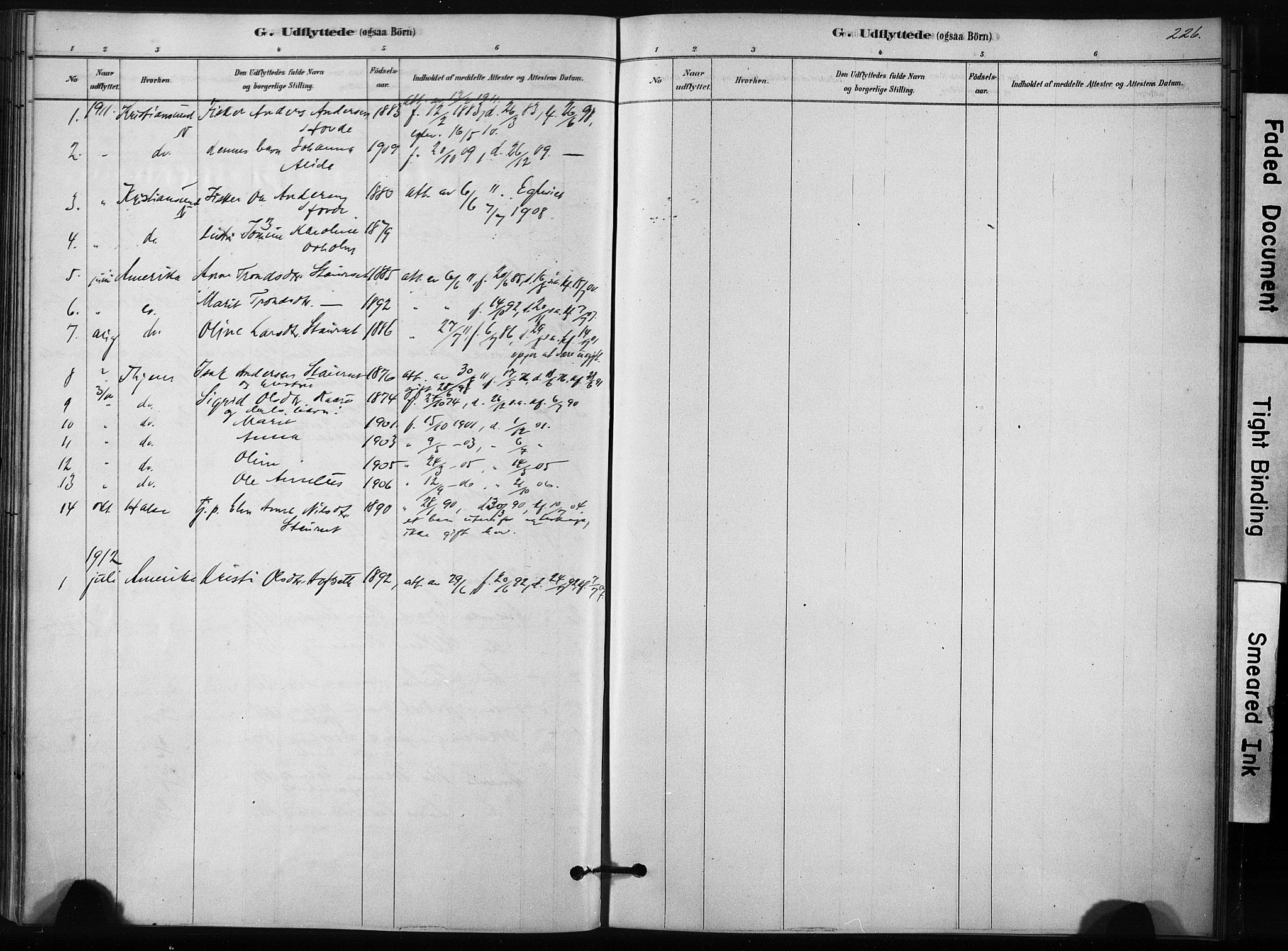 Ministerialprotokoller, klokkerbøker og fødselsregistre - Sør-Trøndelag, SAT/A-1456/631/L0512: Parish register (official) no. 631A01, 1879-1912, p. 226