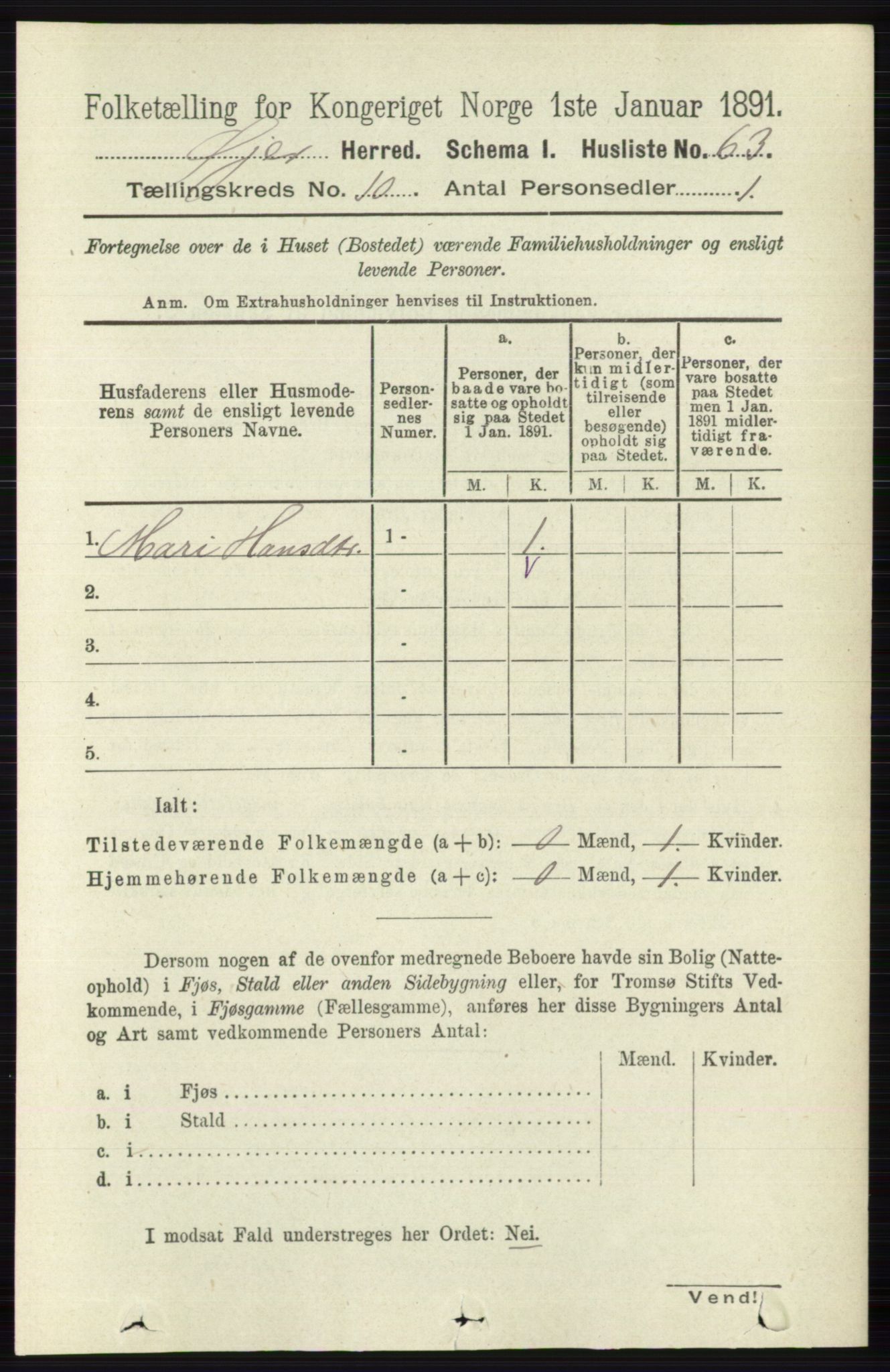 RA, 1891 census for 0521 Øyer, 1891, p. 3558