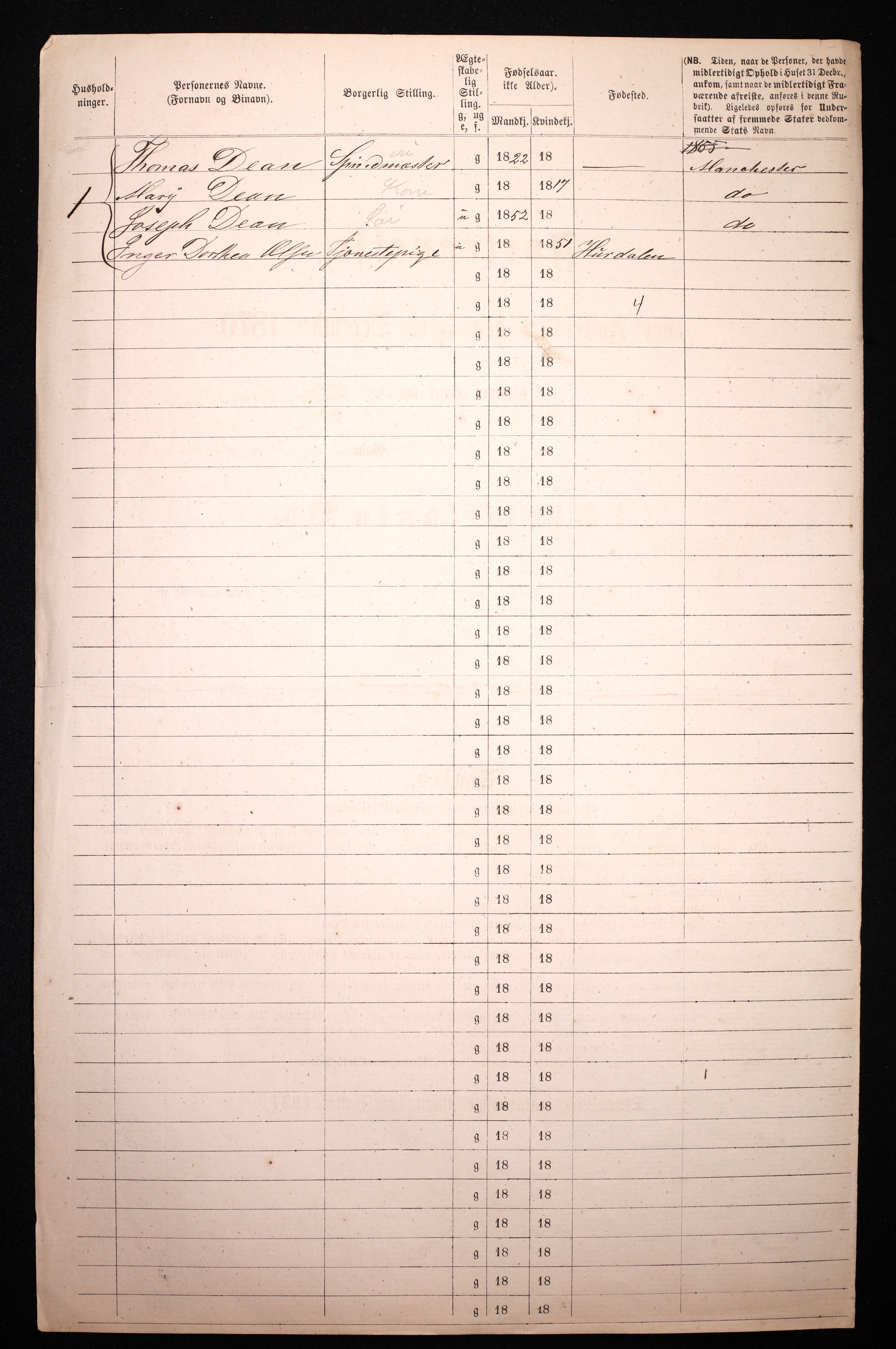 RA, 1870 census for 0301 Kristiania, 1870, p. 959