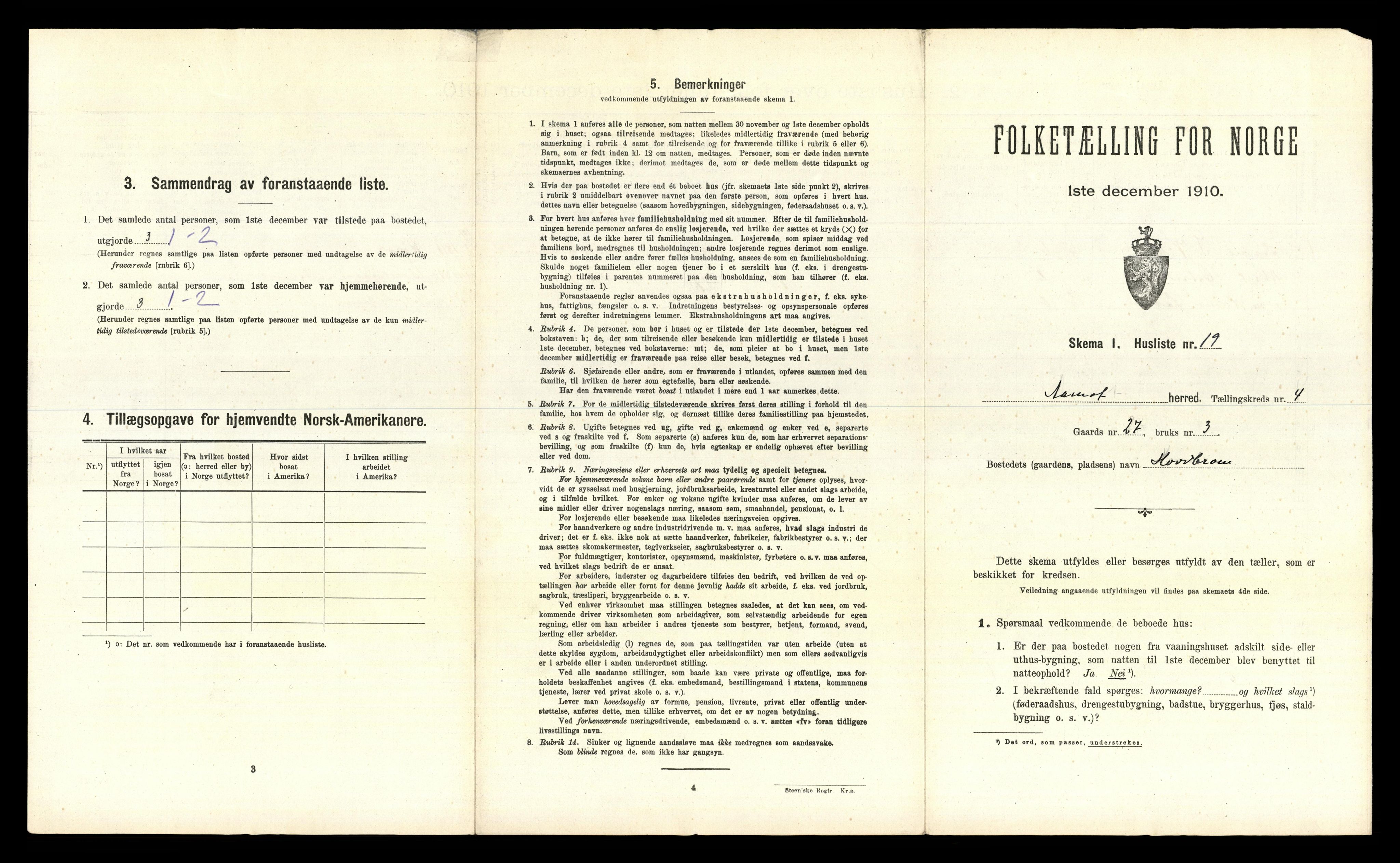 RA, 1910 census for Åmot, 1910, p. 637