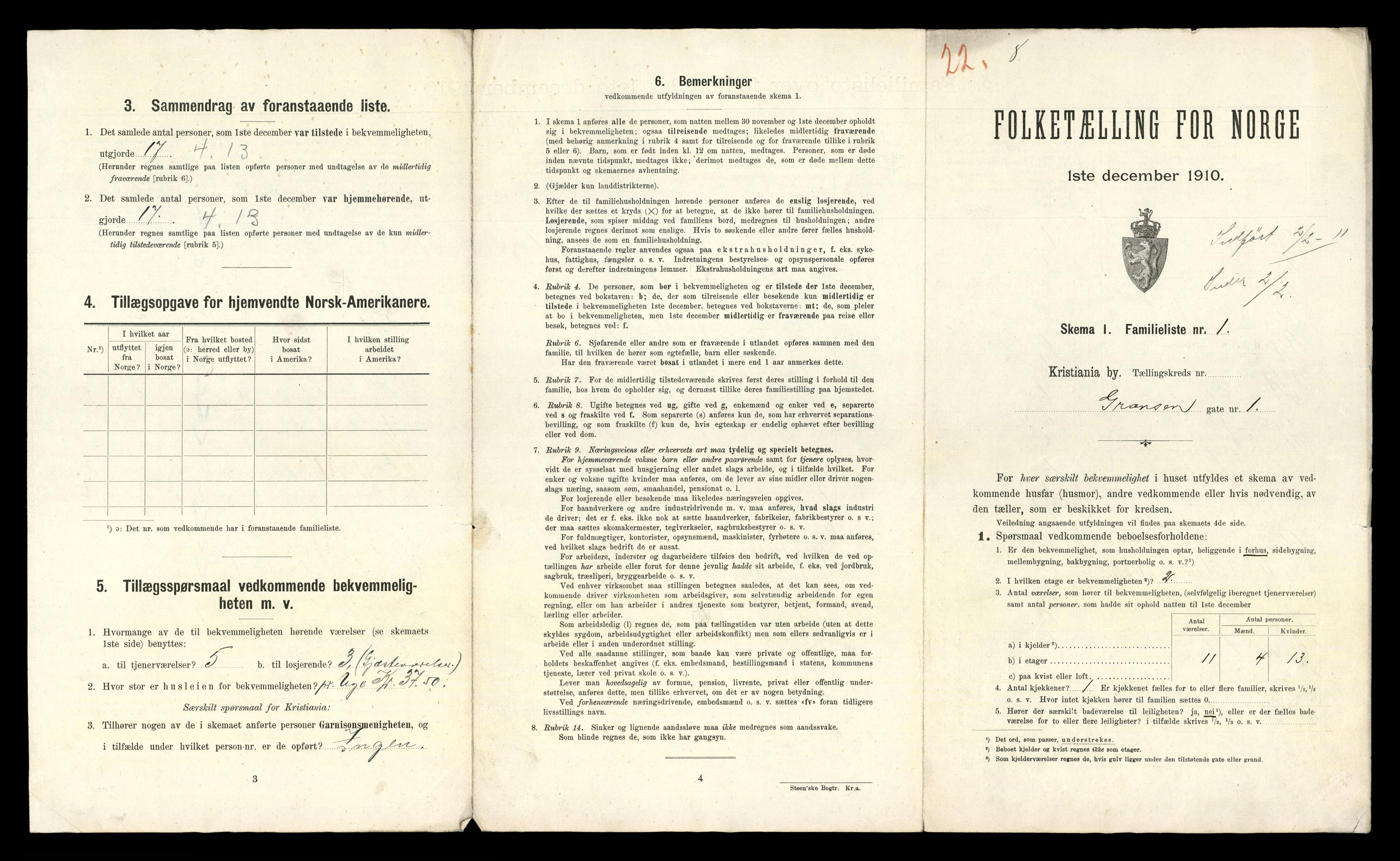 RA, 1910 census for Kristiania, 1910, p. 29627