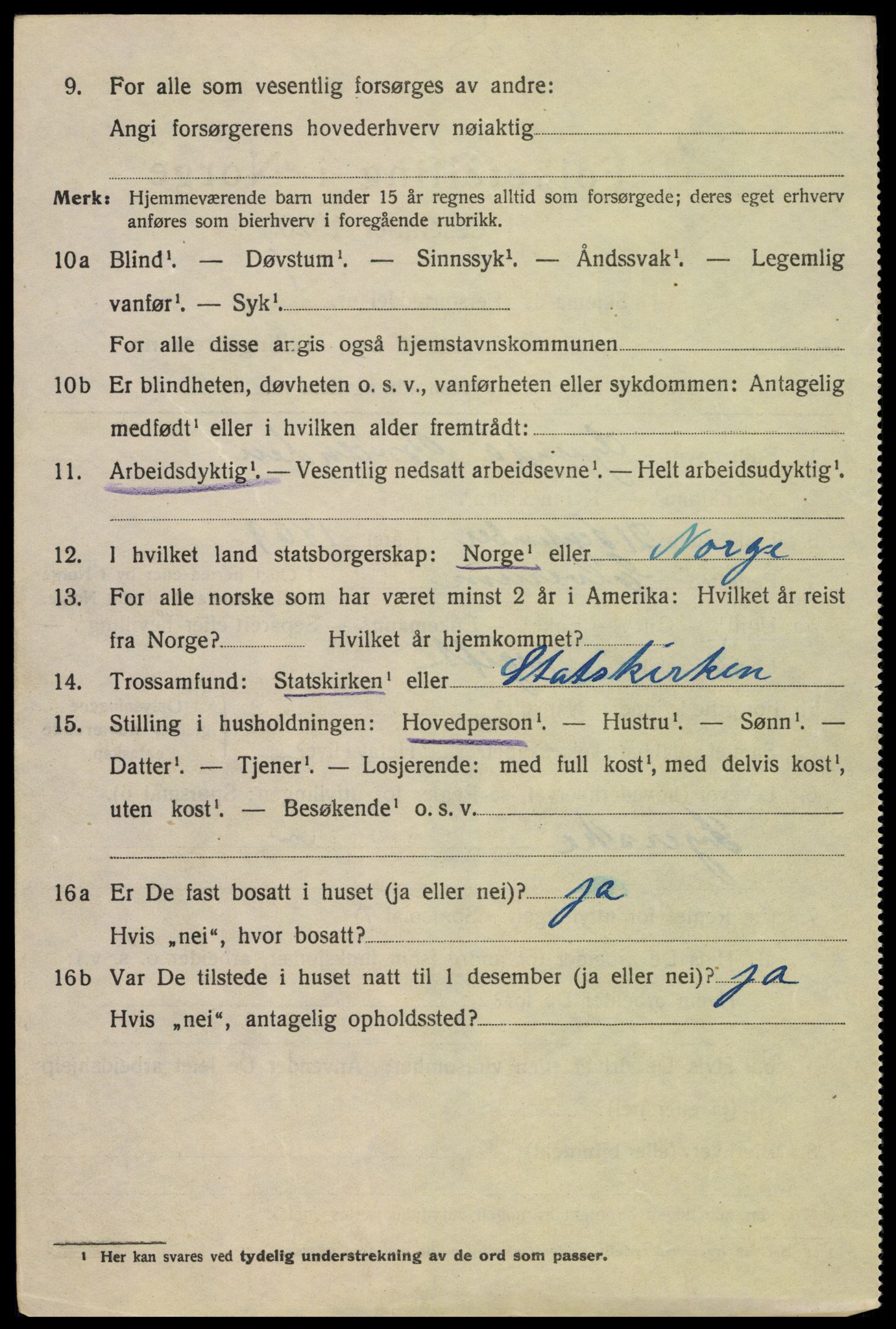 SAH, 1920 census for Hamar, 1920, p. 7780