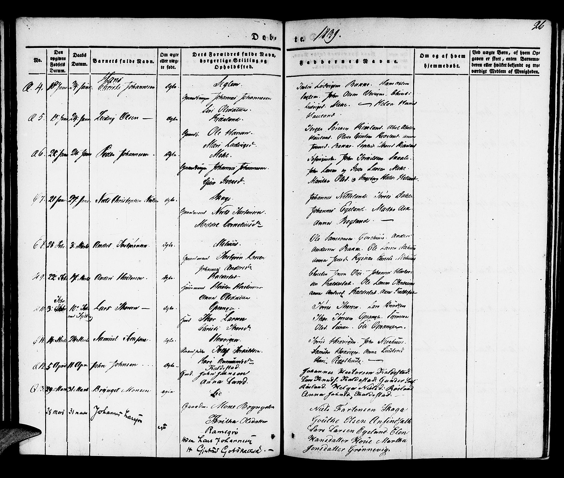 Kvinnherad sokneprestembete, SAB/A-76401/H/Haa: Parish register (official) no. A 6, 1835-1843, p. 26