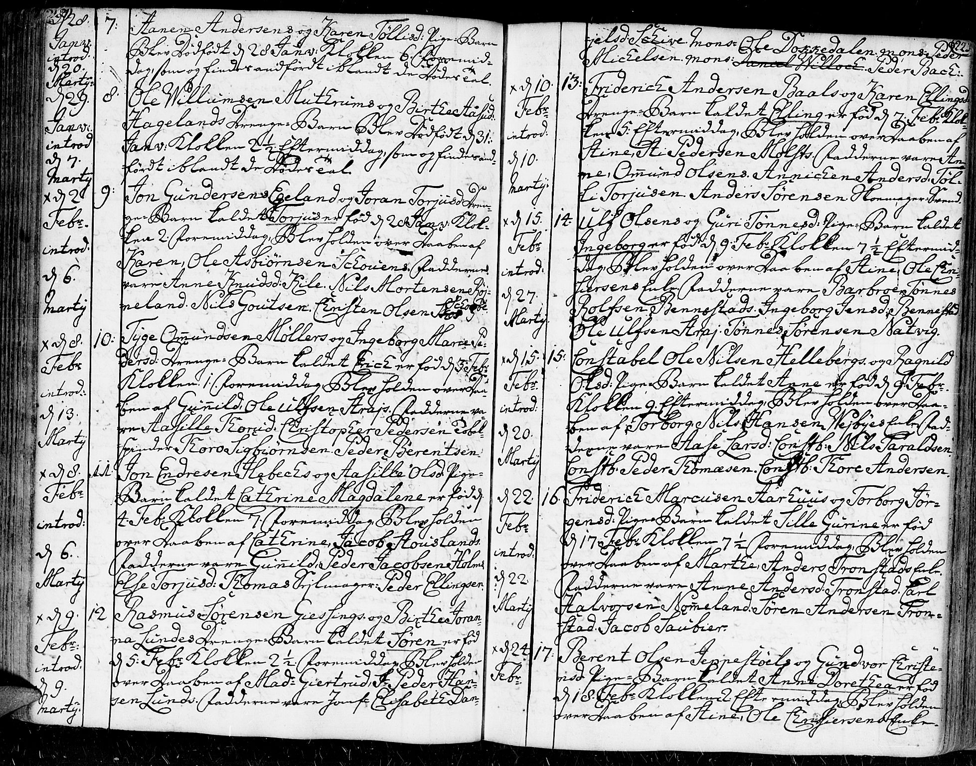 Kristiansand domprosti, AV/SAK-1112-0006/F/Fa/L0002: Parish register (official) no. A 2, 1755-1778, p. 224-225