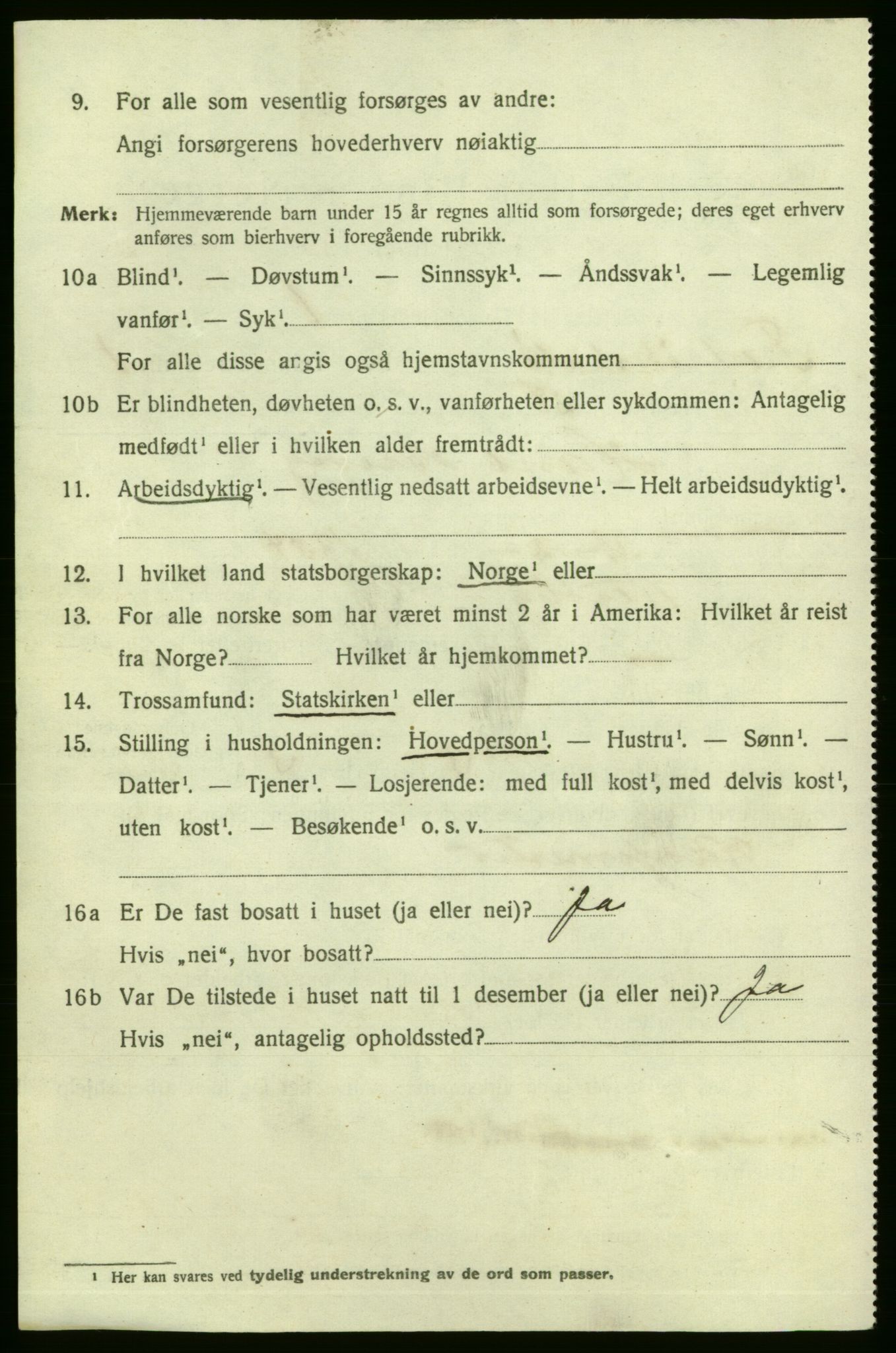 SAO, 1920 census for Fredrikshald, 1920, p. 8597