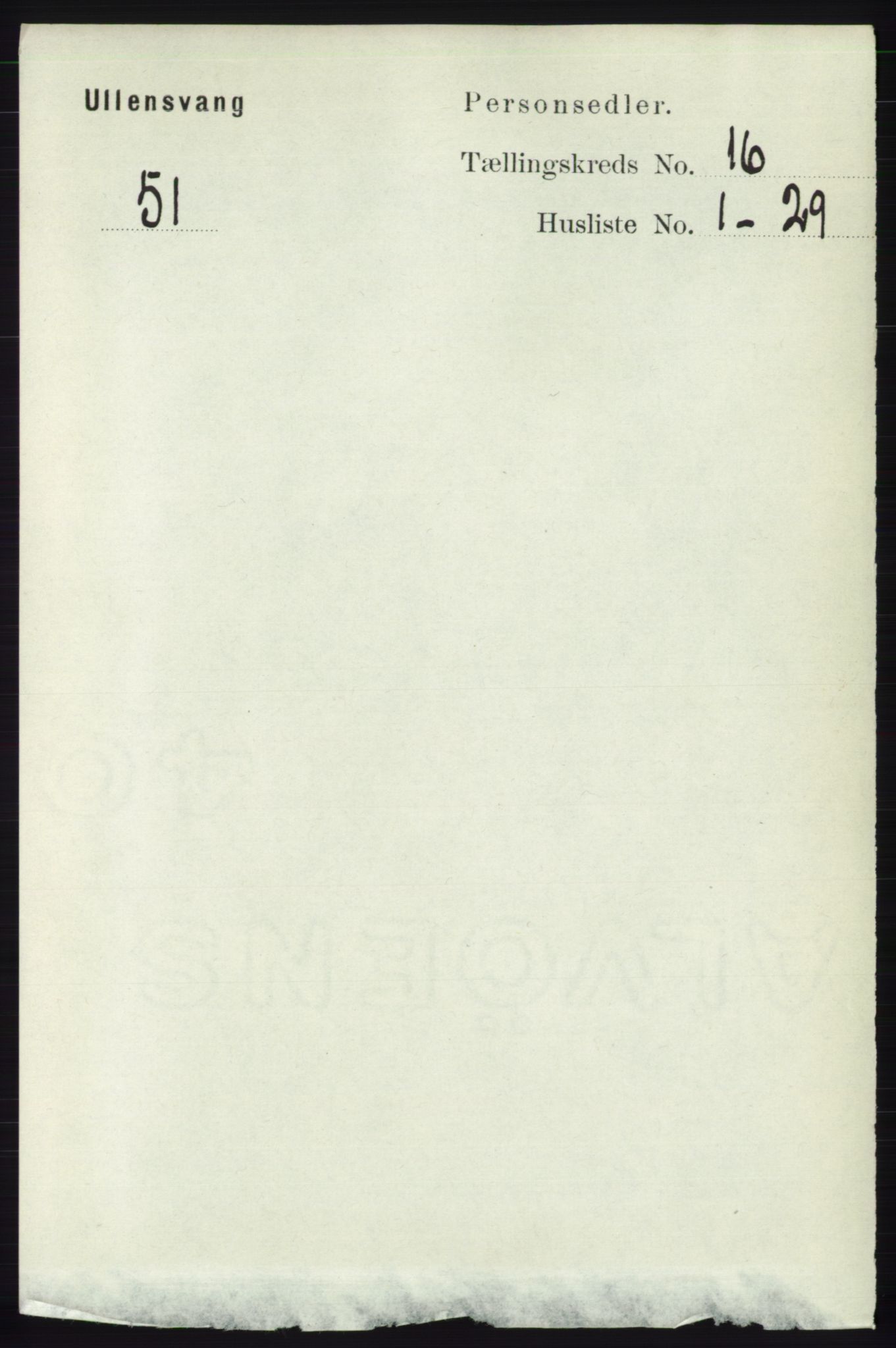 RA, 1891 census for 1230 Ullensvang, 1891, p. 6230