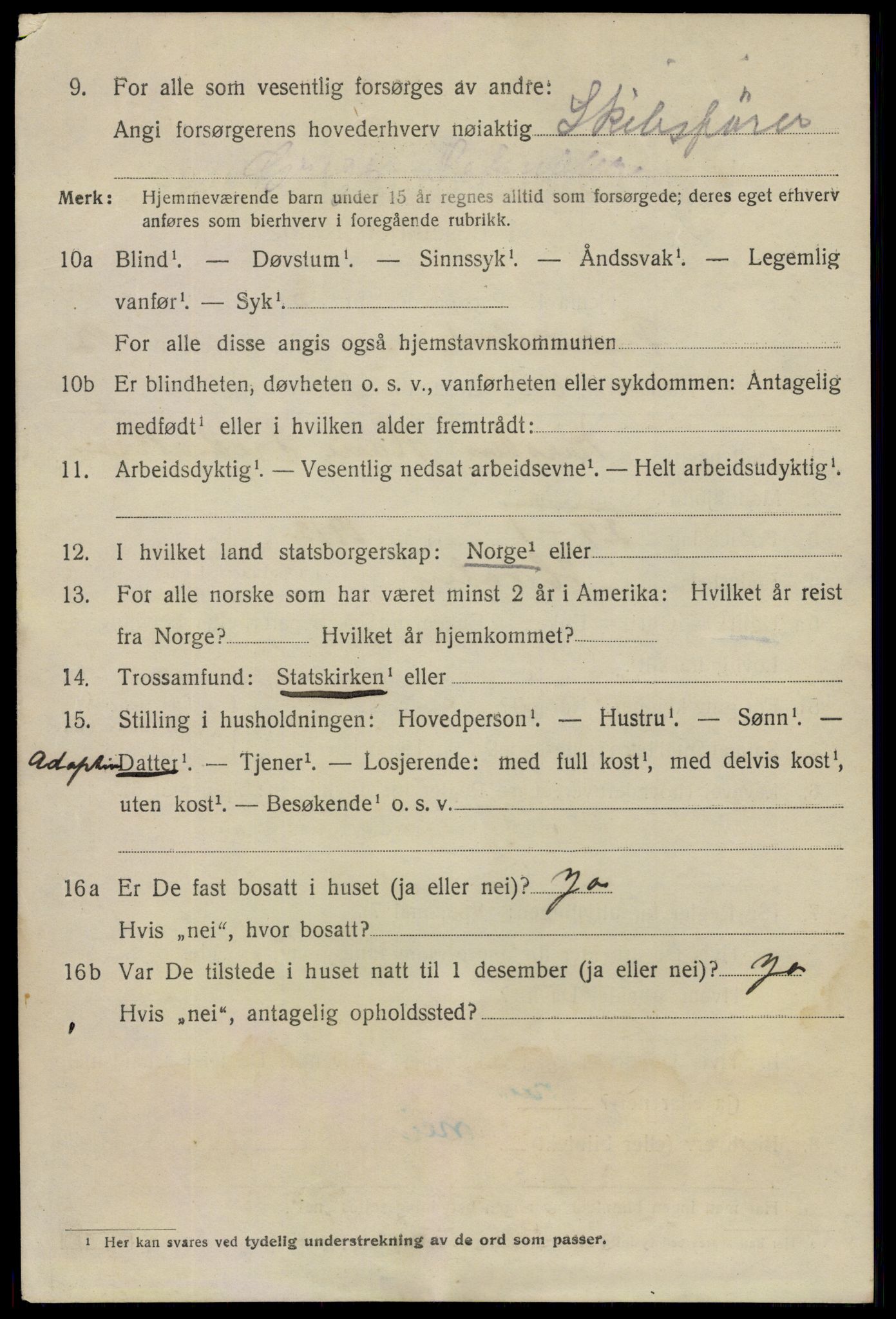 SAO, 1920 census for Fredrikstad, 1920, p. 32088