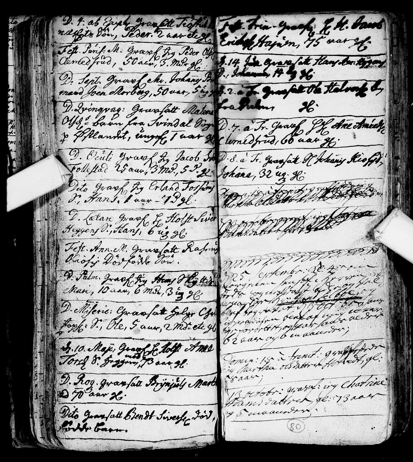 Røyken kirkebøker, SAKO/A-241/F/Fa/L0001: Parish register (official) no. 1, 1701-1730, p. 80