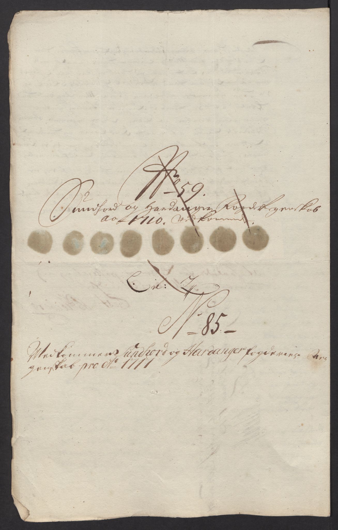 Rentekammeret inntil 1814, Reviderte regnskaper, Fogderegnskap, AV/RA-EA-4092/R48/L2994: Fogderegnskap Sunnhordland og Hardanger, 1717, p. 379