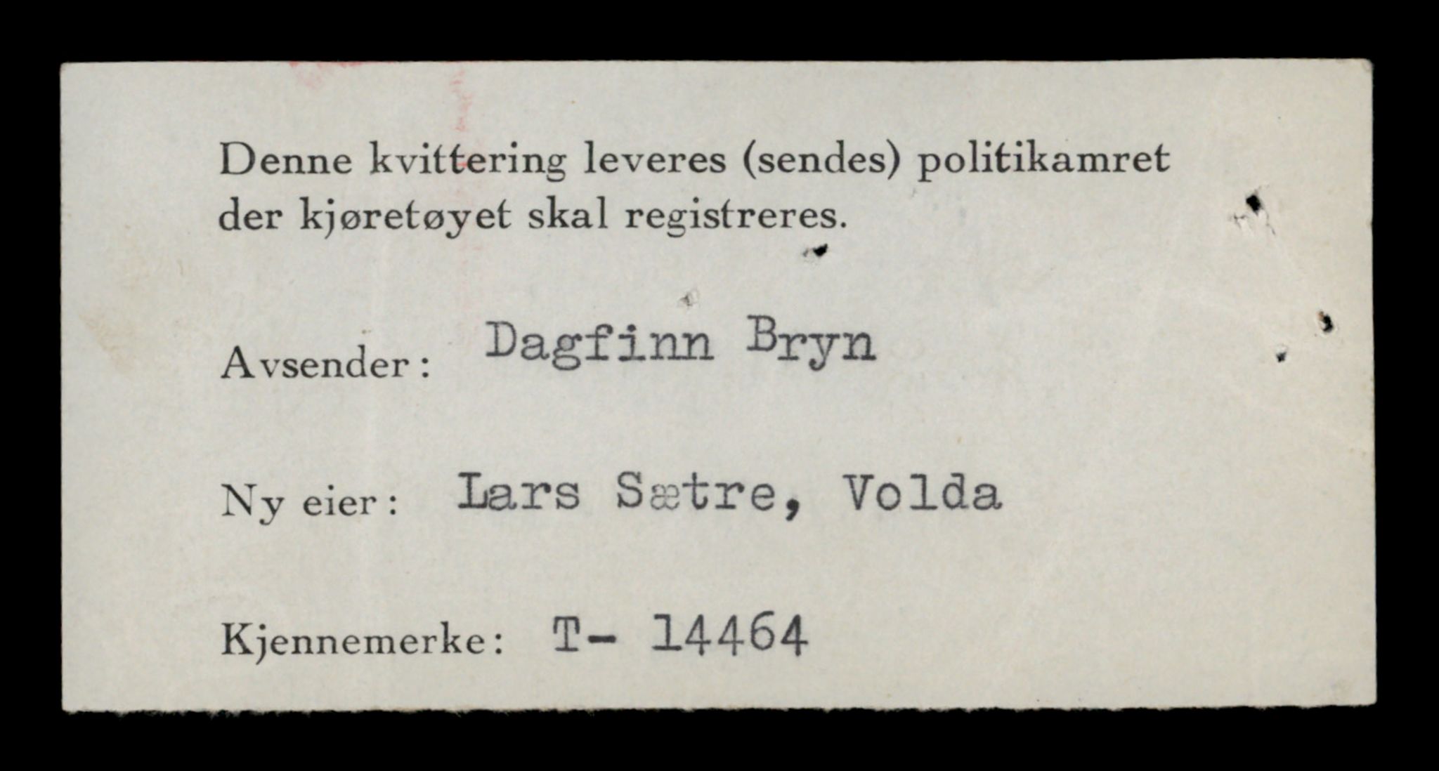 Møre og Romsdal vegkontor - Ålesund trafikkstasjon, AV/SAT-A-4099/F/Fe/L0046: Registreringskort for kjøretøy T 14445 - T 14579, 1927-1998