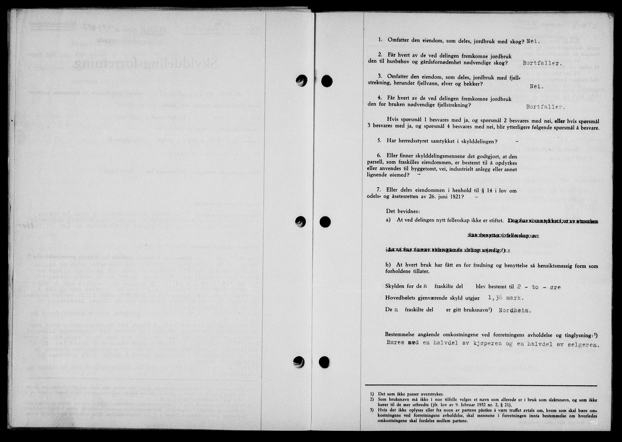 Lofoten sorenskriveri, SAT/A-0017/1/2/2C/L0001a: Mortgage book no. 1a, 1936-1937, Diary no: : 1777/1936