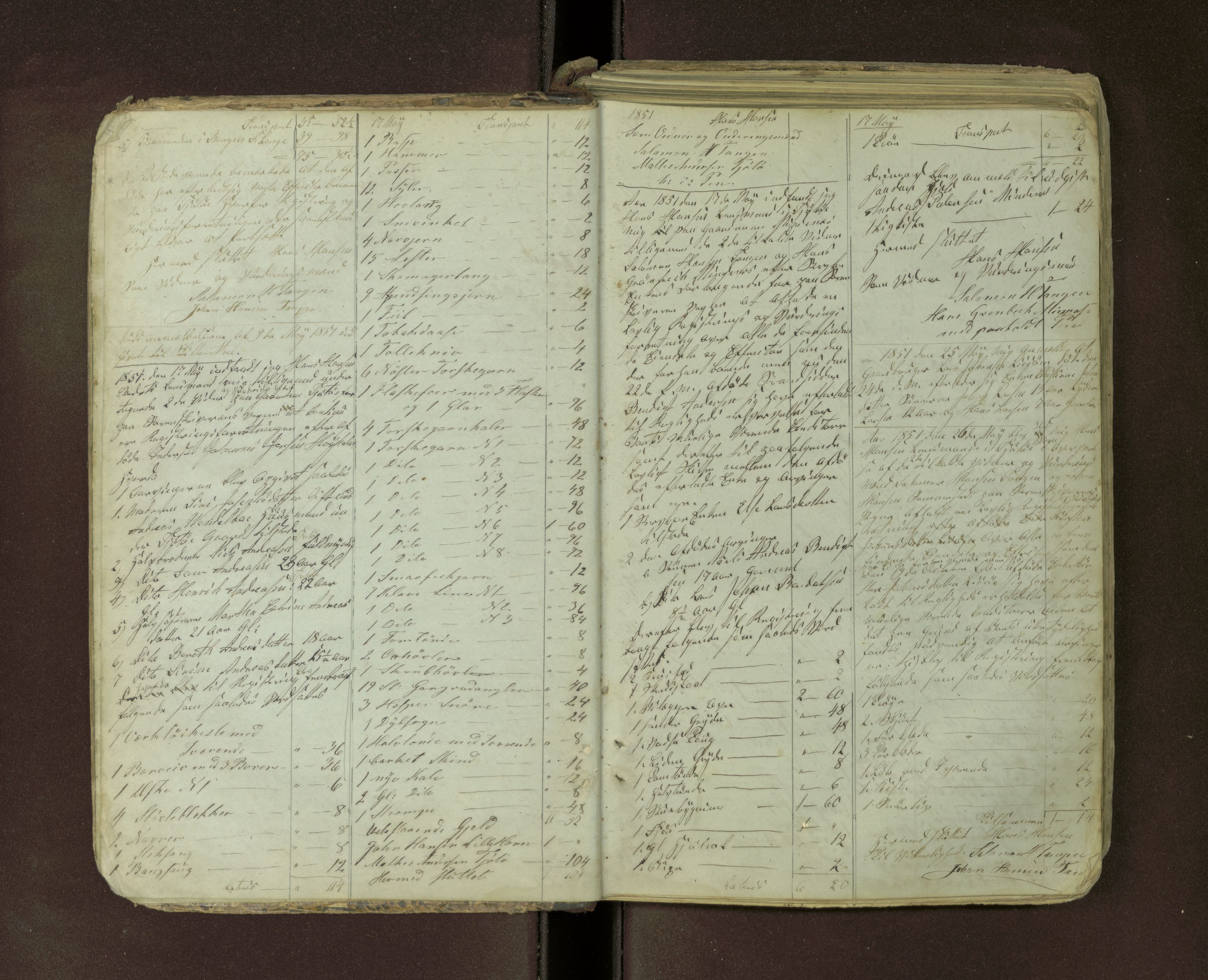 Tjøtta lensmannskontor, AV/SAT-A-5712/1/02/L0002: 2.02.01 - Registreringsprotokoll, merk. dødsanmeldelse, 1845-1873