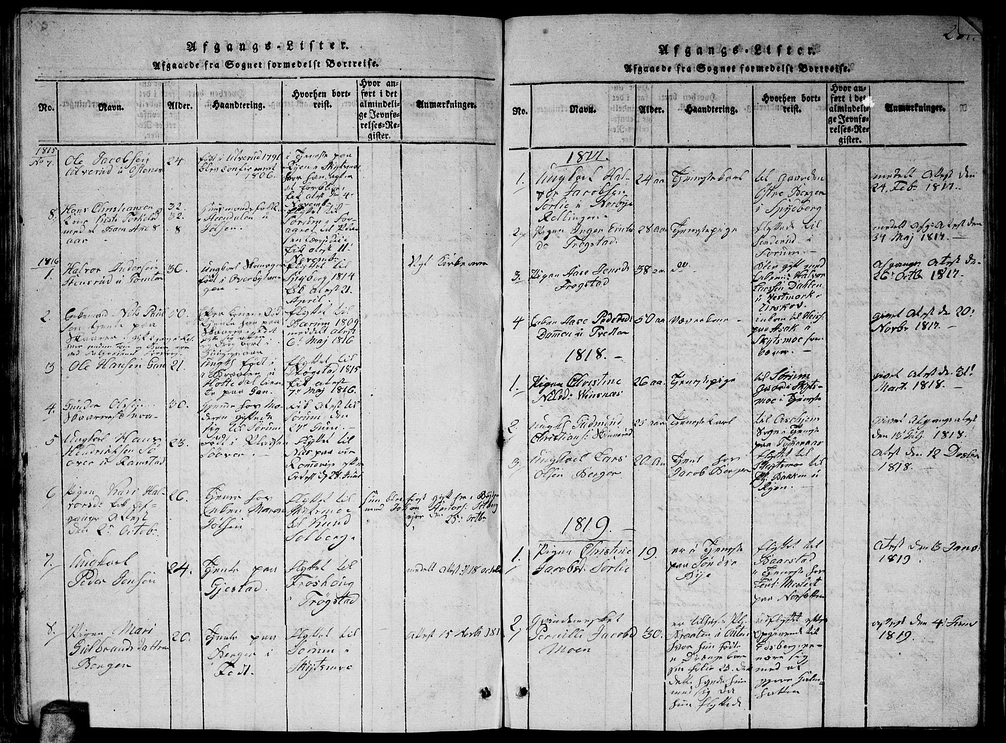 Fet prestekontor Kirkebøker, AV/SAO-A-10370a/G/Ga/L0001: Parish register (copy) no. I 1, 1815-1842, p. 281