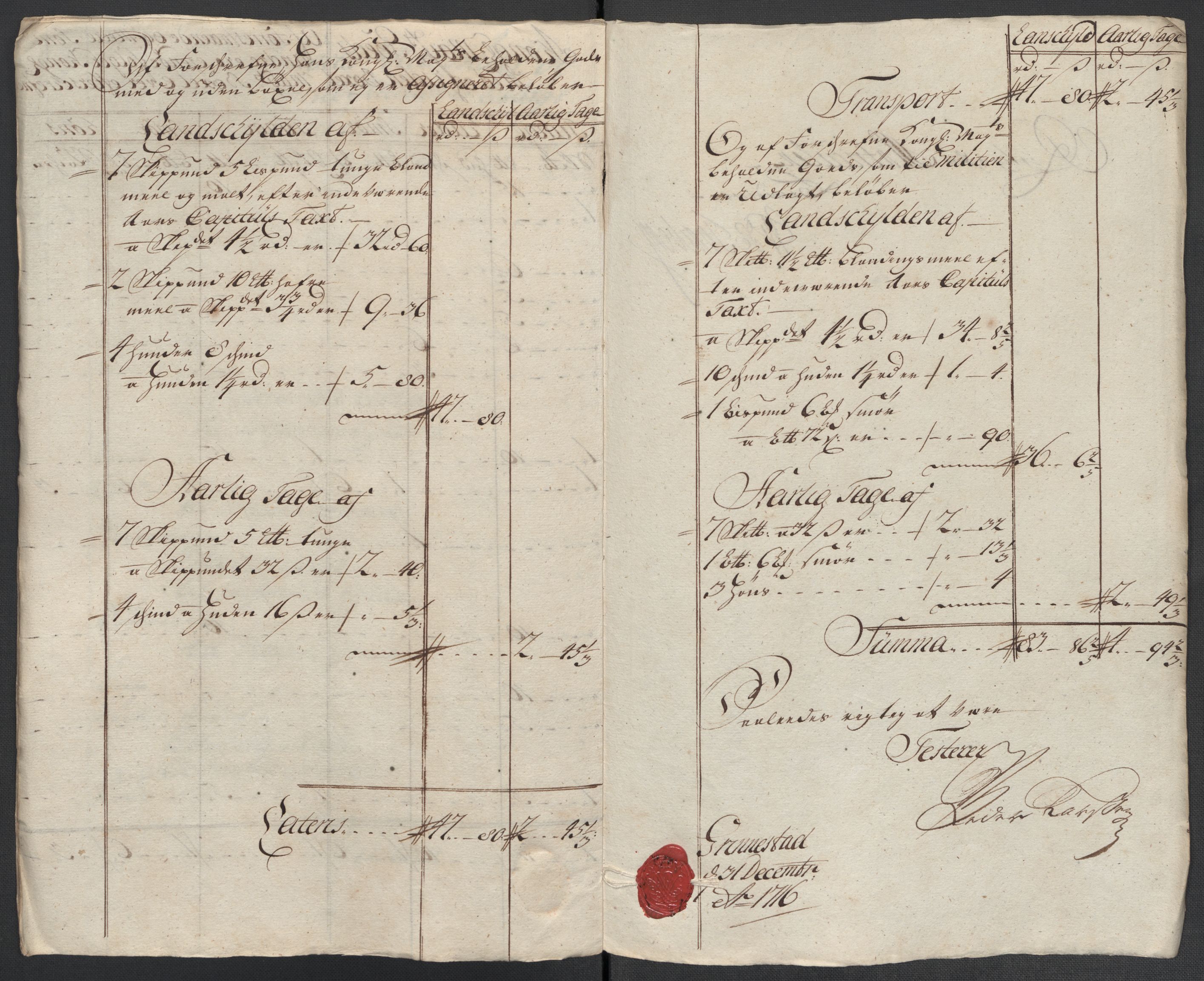 Rentekammeret inntil 1814, Reviderte regnskaper, Fogderegnskap, RA/EA-4092/R07/L0311: Fogderegnskap Rakkestad, Heggen og Frøland, 1716, p. 254