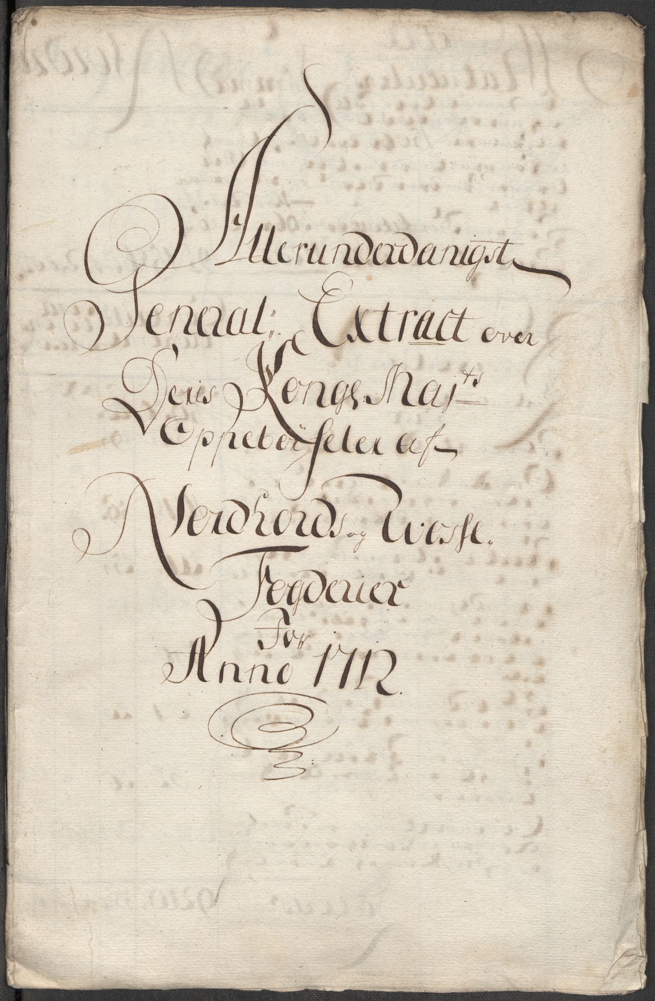 Rentekammeret inntil 1814, Reviderte regnskaper, Fogderegnskap, RA/EA-4092/R51/L3194: Fogderegnskap Nordhordland og Voss, 1712, p. 15