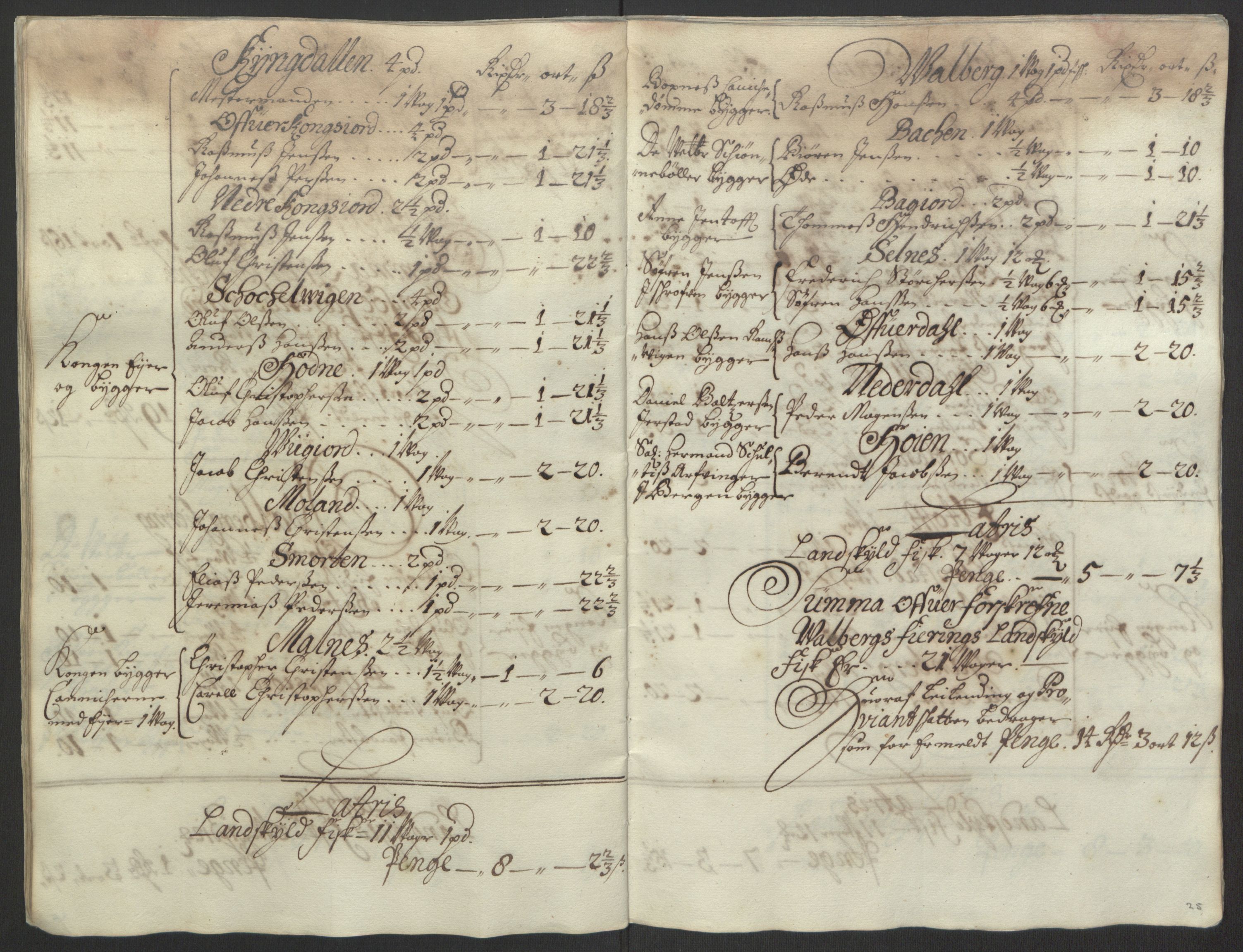 Rentekammeret inntil 1814, Reviderte regnskaper, Fogderegnskap, RA/EA-4092/R67/L4677: Fogderegnskap Vesterålen, Andenes og Lofoten, 1694-1695, p. 39