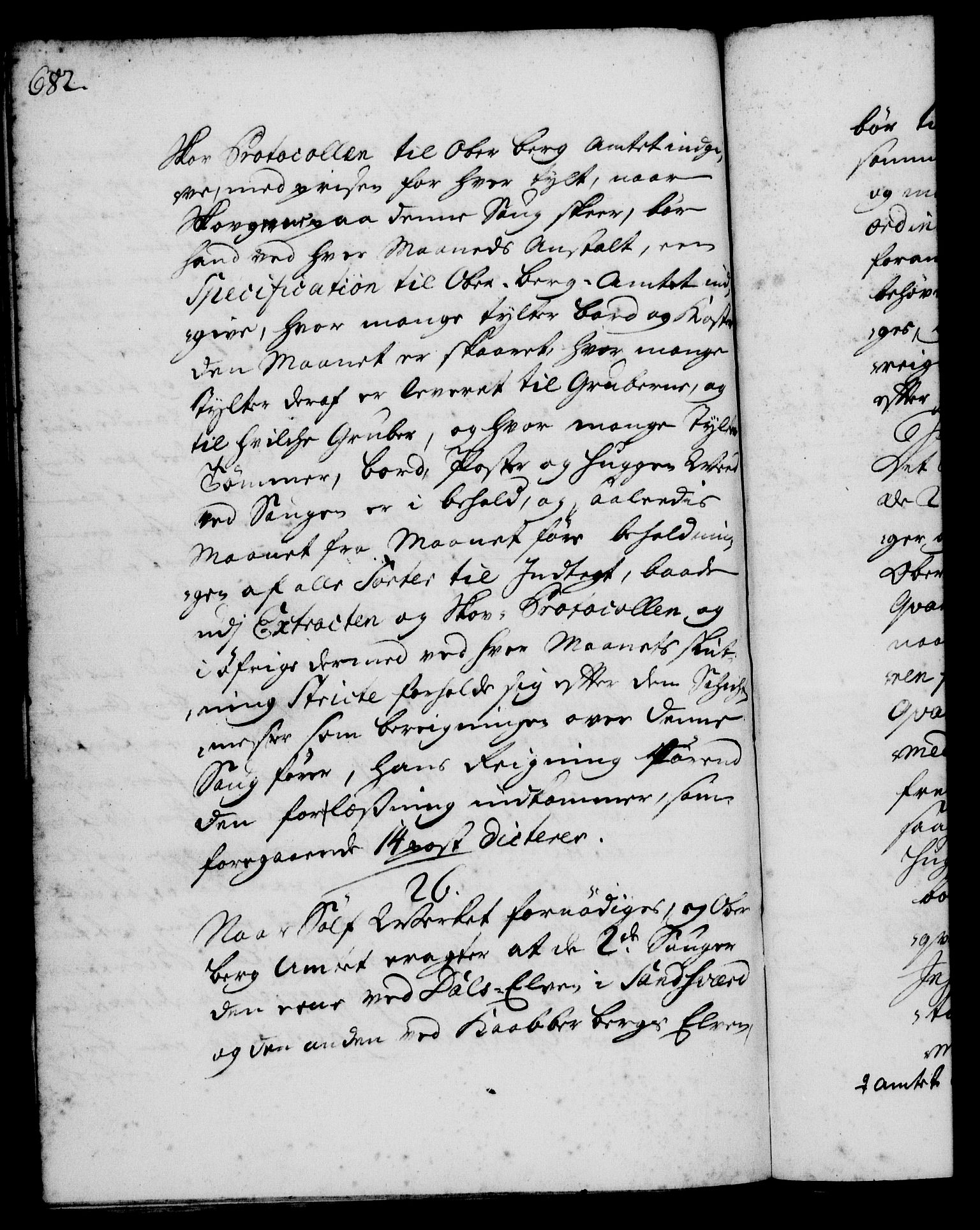 Rentekammeret, Kammerkanselliet, RA/EA-3111/G/Gg/Ggi/L0001: Norsk instruksjonsprotokoll med register (merket RK 53.34), 1720-1729, p. 682