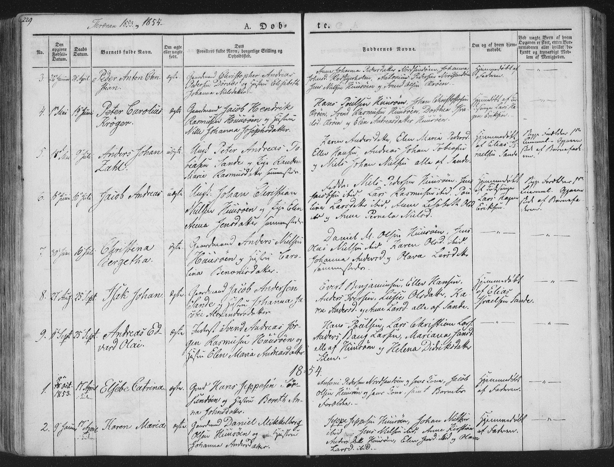 Ministerialprotokoller, klokkerbøker og fødselsregistre - Nordland, AV/SAT-A-1459/839/L0565: Parish register (official) no. 839A02, 1825-1862, p. 229