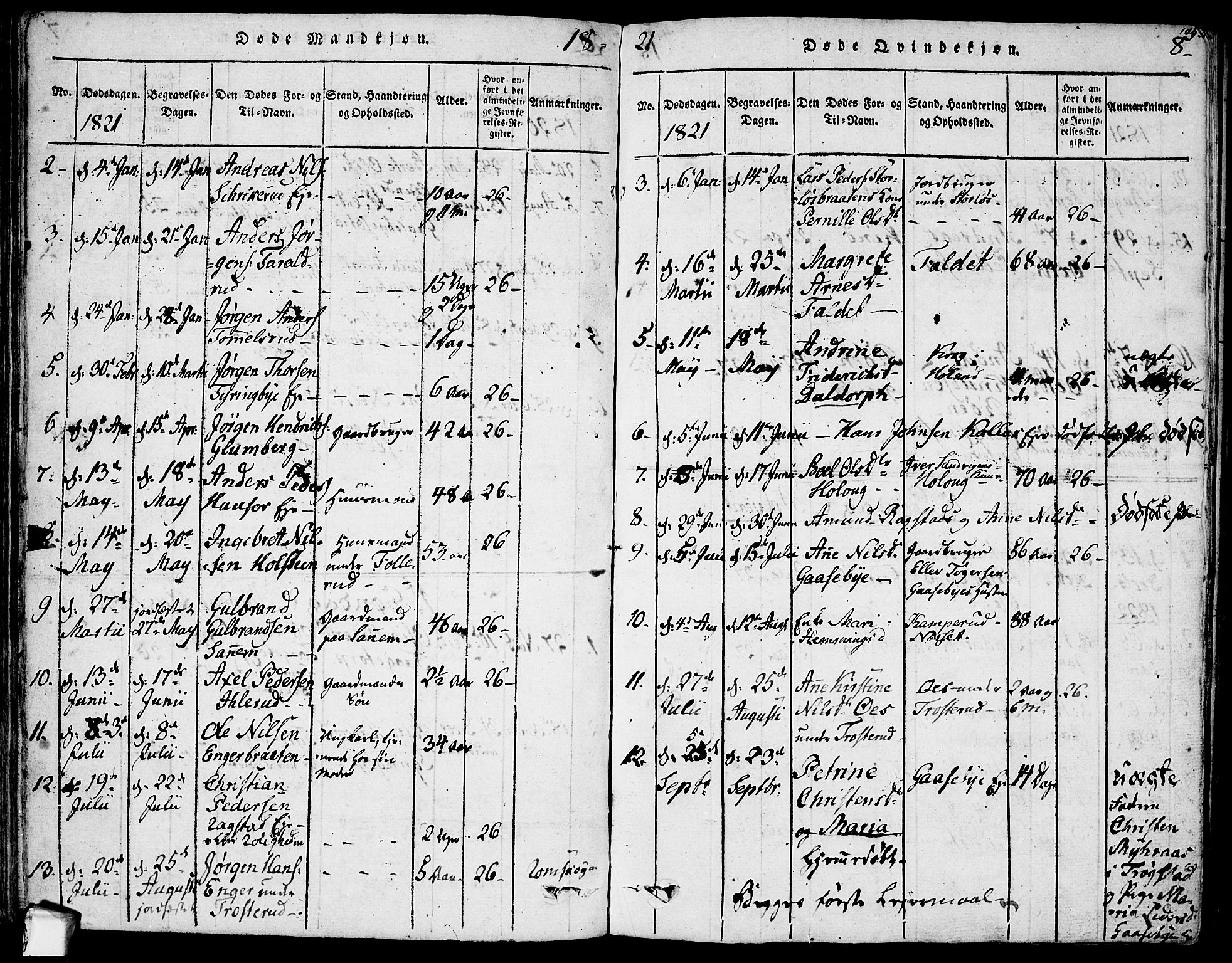 Rødenes prestekontor Kirkebøker, AV/SAO-A-2005/F/Fa/L0004: Parish register (official) no. I 4, 1814-1838, p. 105