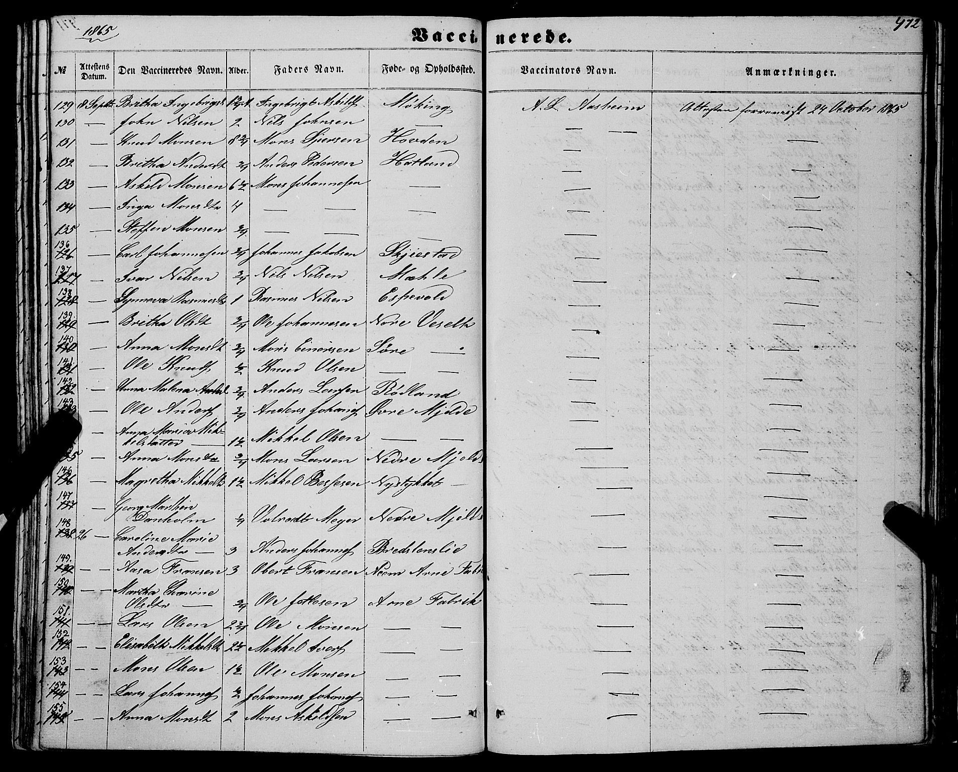 Haus sokneprestembete, AV/SAB-A-75601/H/Haa: Parish register (official) no. A 17, 1858-1870, p. 472