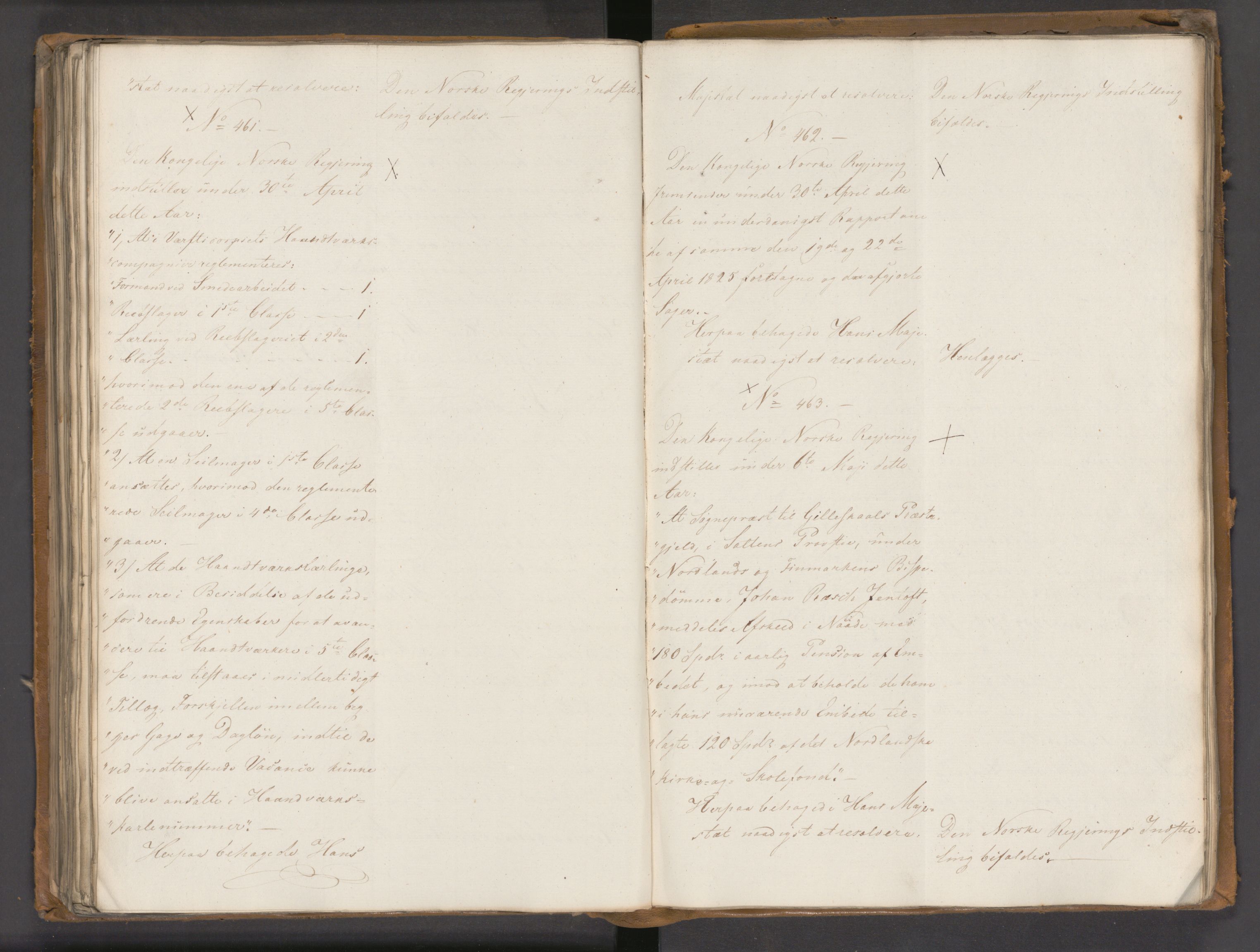 Statsrådssekretariatet, AV/RA-S-1001/A/Ab/L0020: Kgl. res. nr. 1-579, 1. halvår, 1825