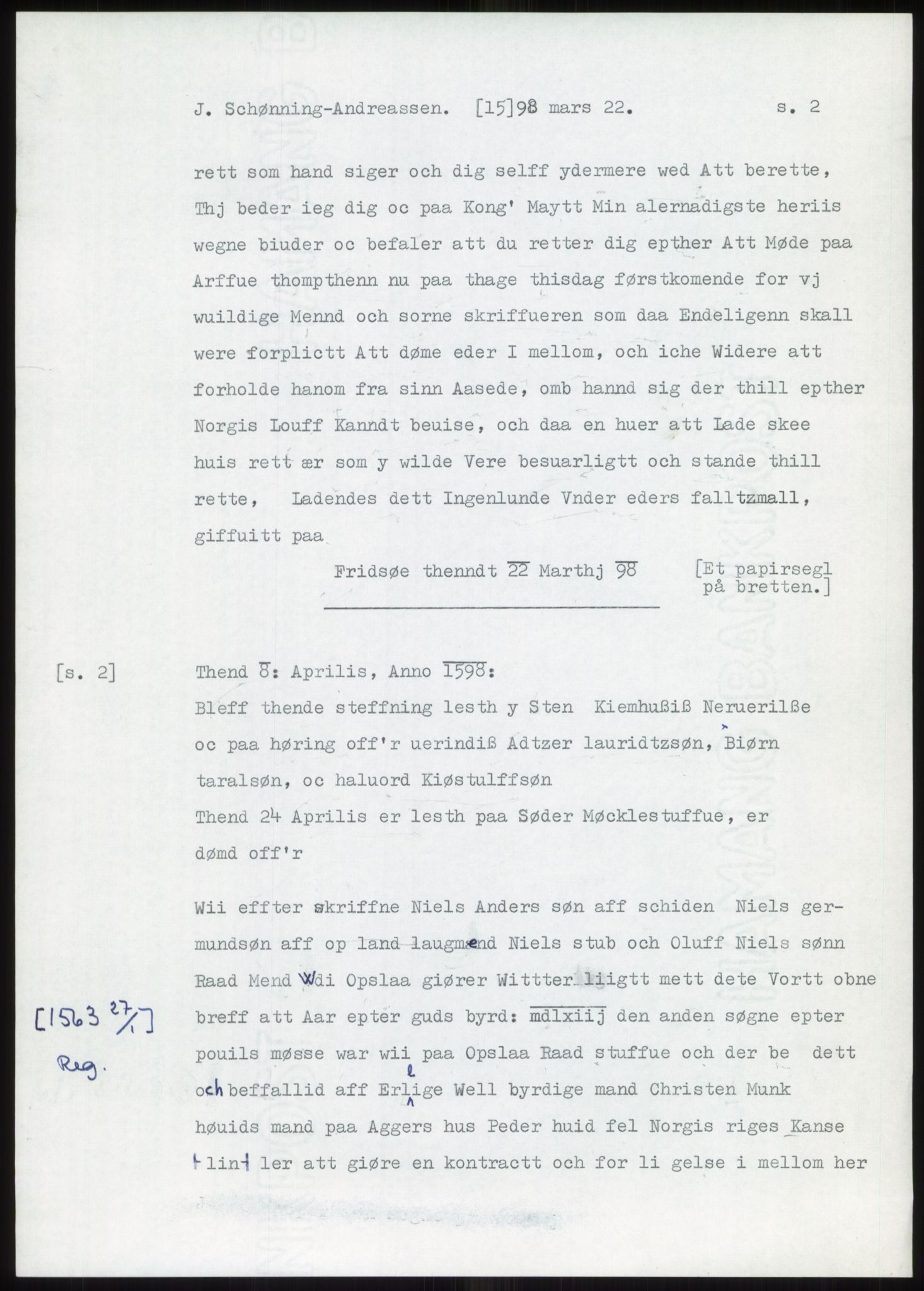 Samlinger til kildeutgivelse, Diplomavskriftsamlingen, AV/RA-EA-4053/H/Ha, p. 80