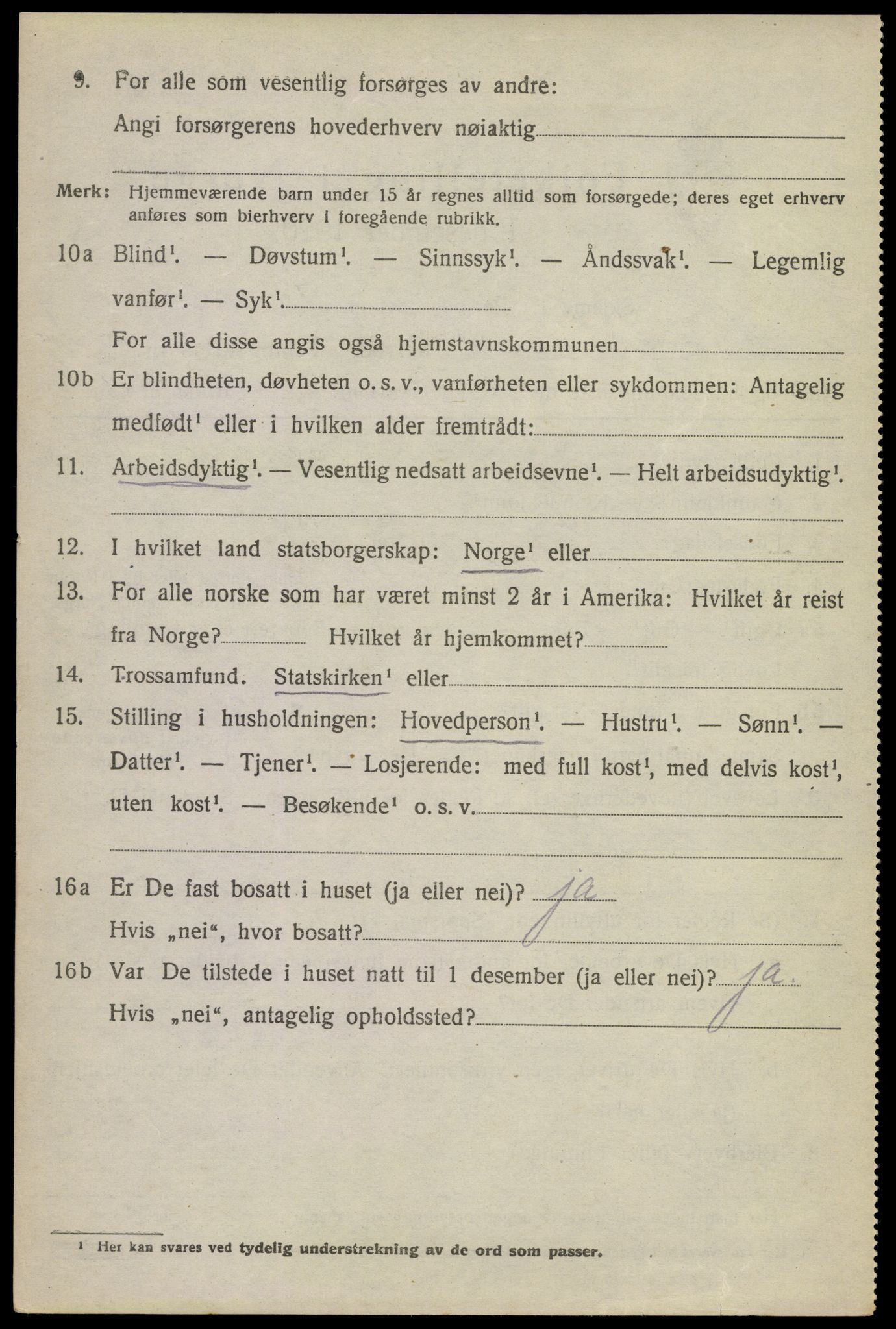 SAKO, 1920 census for Krødsherad, 1920, p. 4950