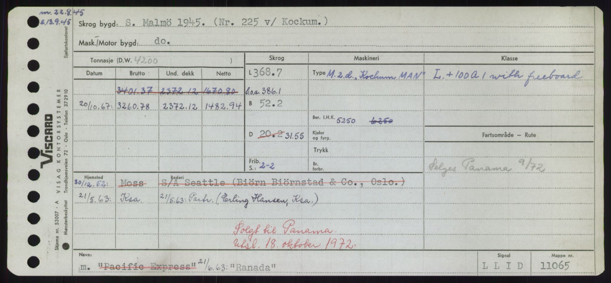 Sjøfartsdirektoratet med forløpere, Skipsmålingen, AV/RA-S-1627/H/Hd/L0030: Fartøy, Q-Riv, p. 163